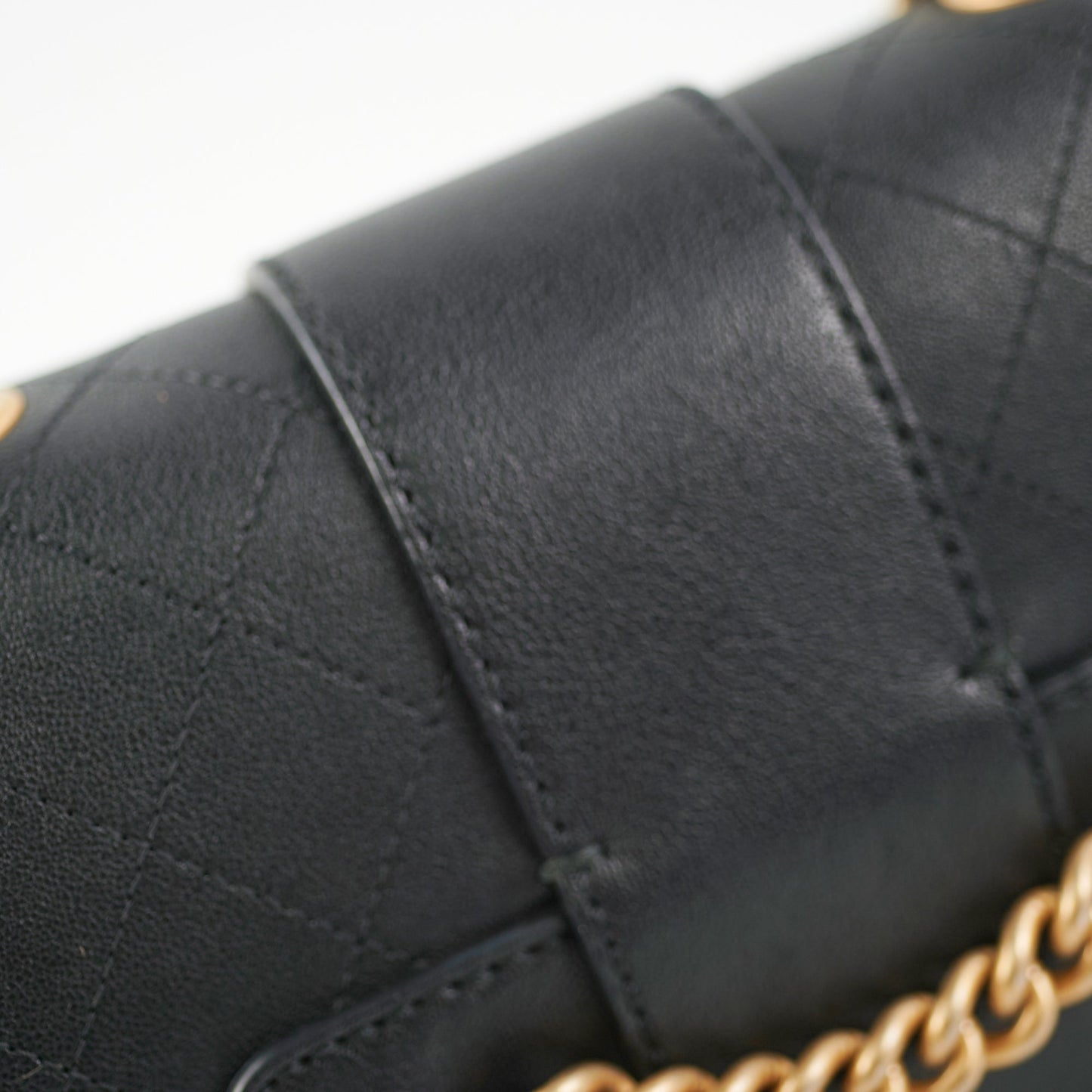 Chanel Front Chain Flap Bag Black