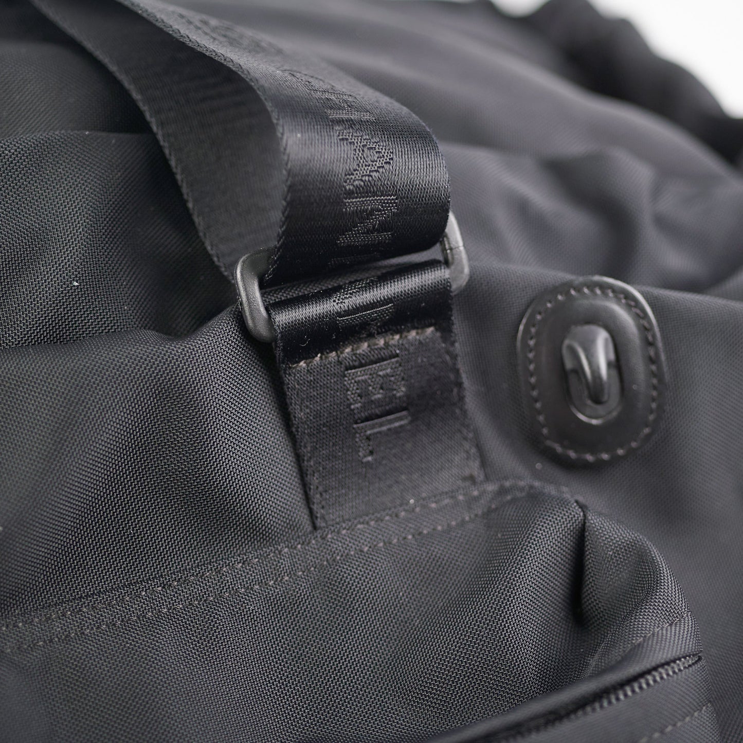 Chanel Large Duffle Travel Black Tote