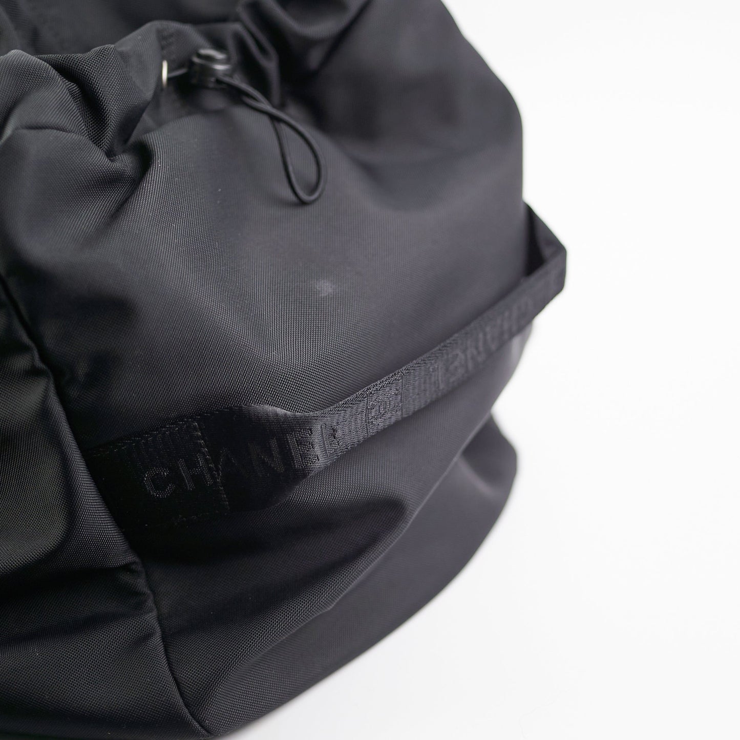 Chanel Large Duffle Travel Black Tote