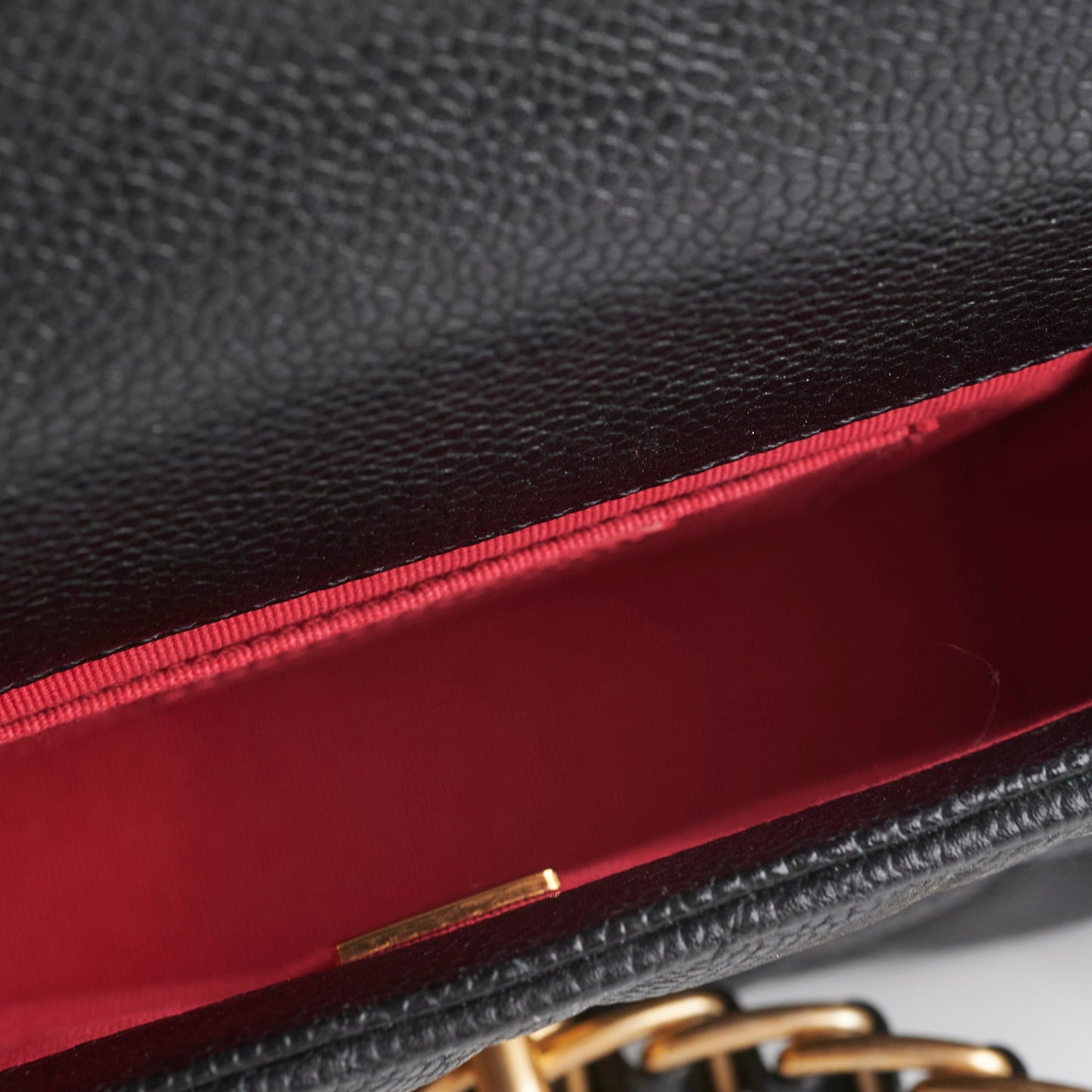 Chanel Caviar Matelasse Mini Bag Black
