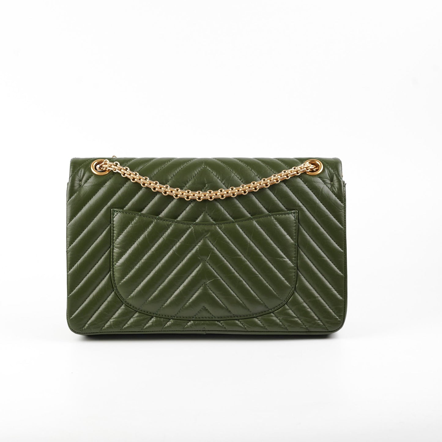 Chanel Reissue 226 Calfskin Khaki - Series 23