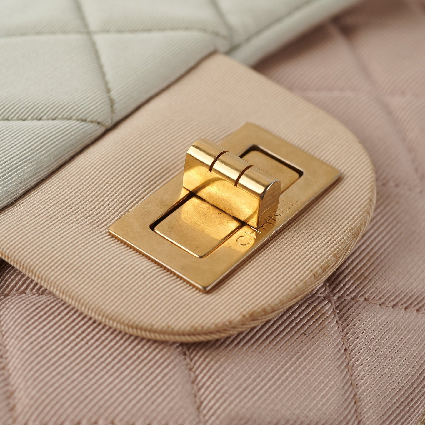 Chanel Tri-Color Microfiber Reissue Jumbo Flap Bag