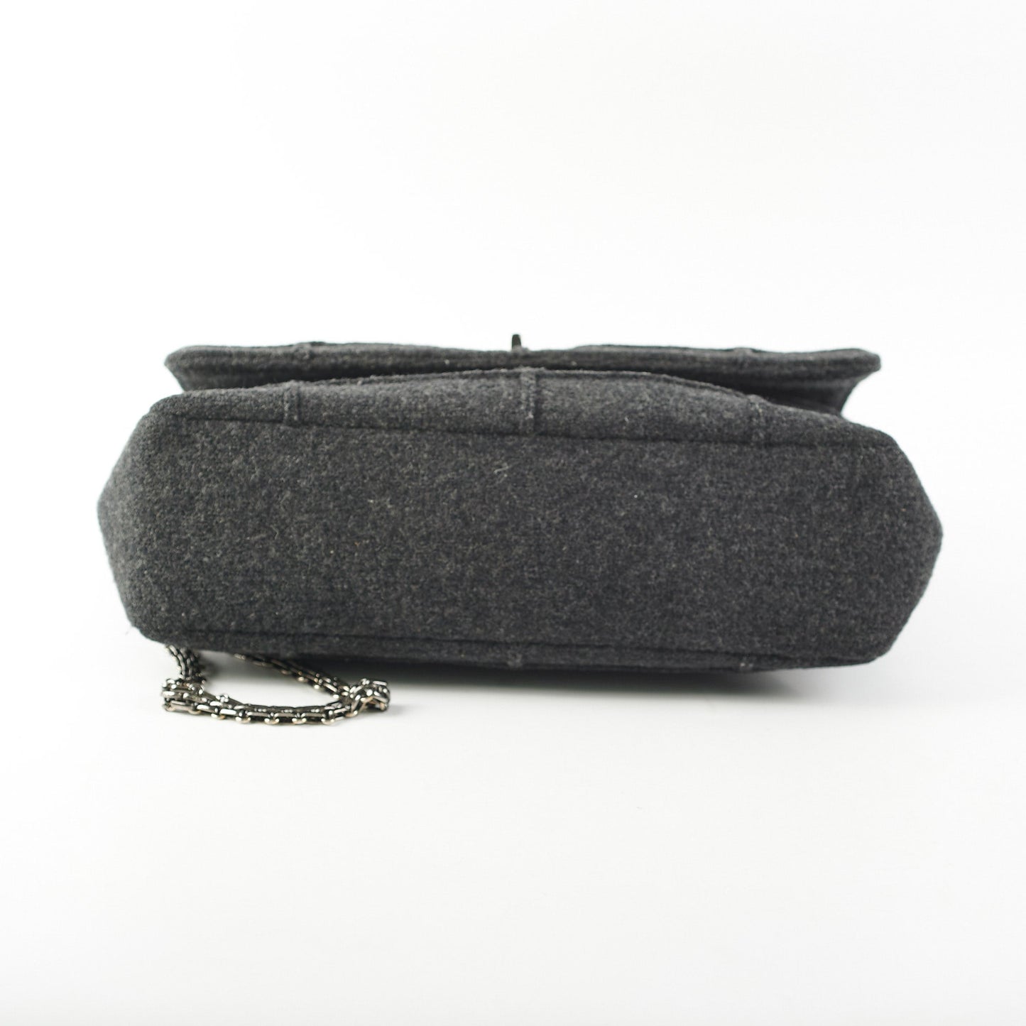 Chanel 2.55 Panelled Shoulder Bag Anthracite Grey