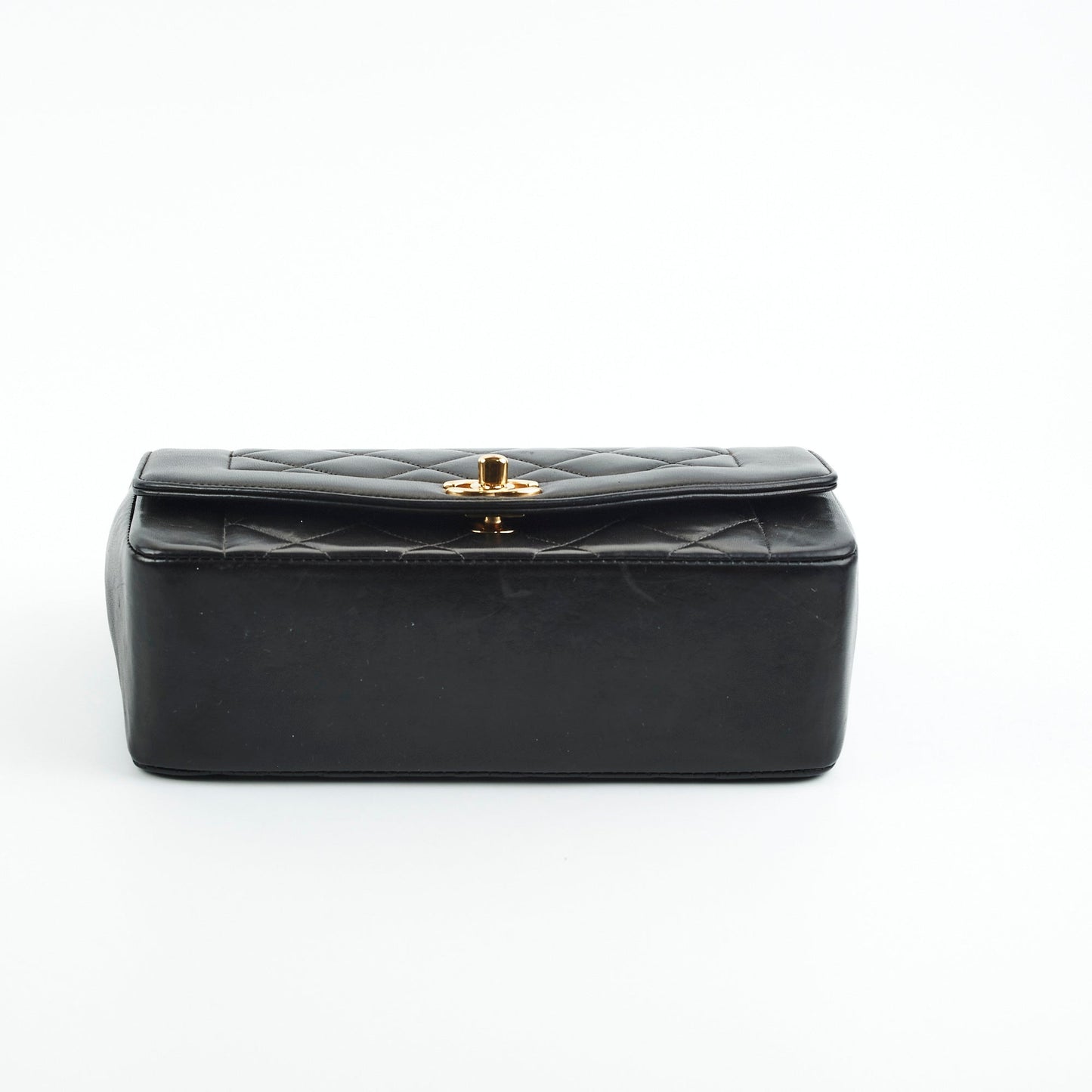 Chanel Small  Diana Lambskin Black