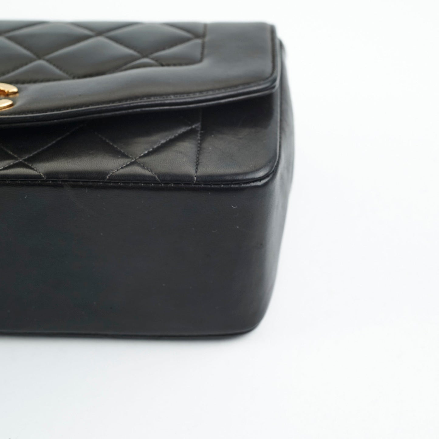 Chanel Small  Diana Lambskin Black