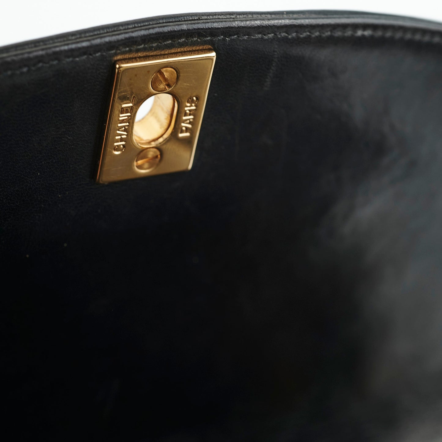 Chanel Small  Diana Lambskin Black