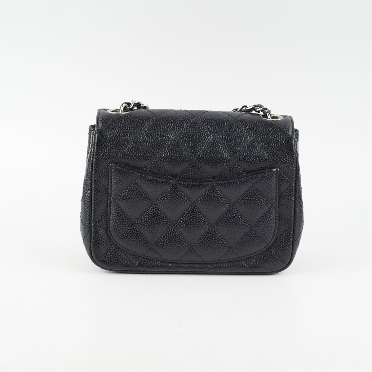 Chanel Caviar Mini Square Bag Black