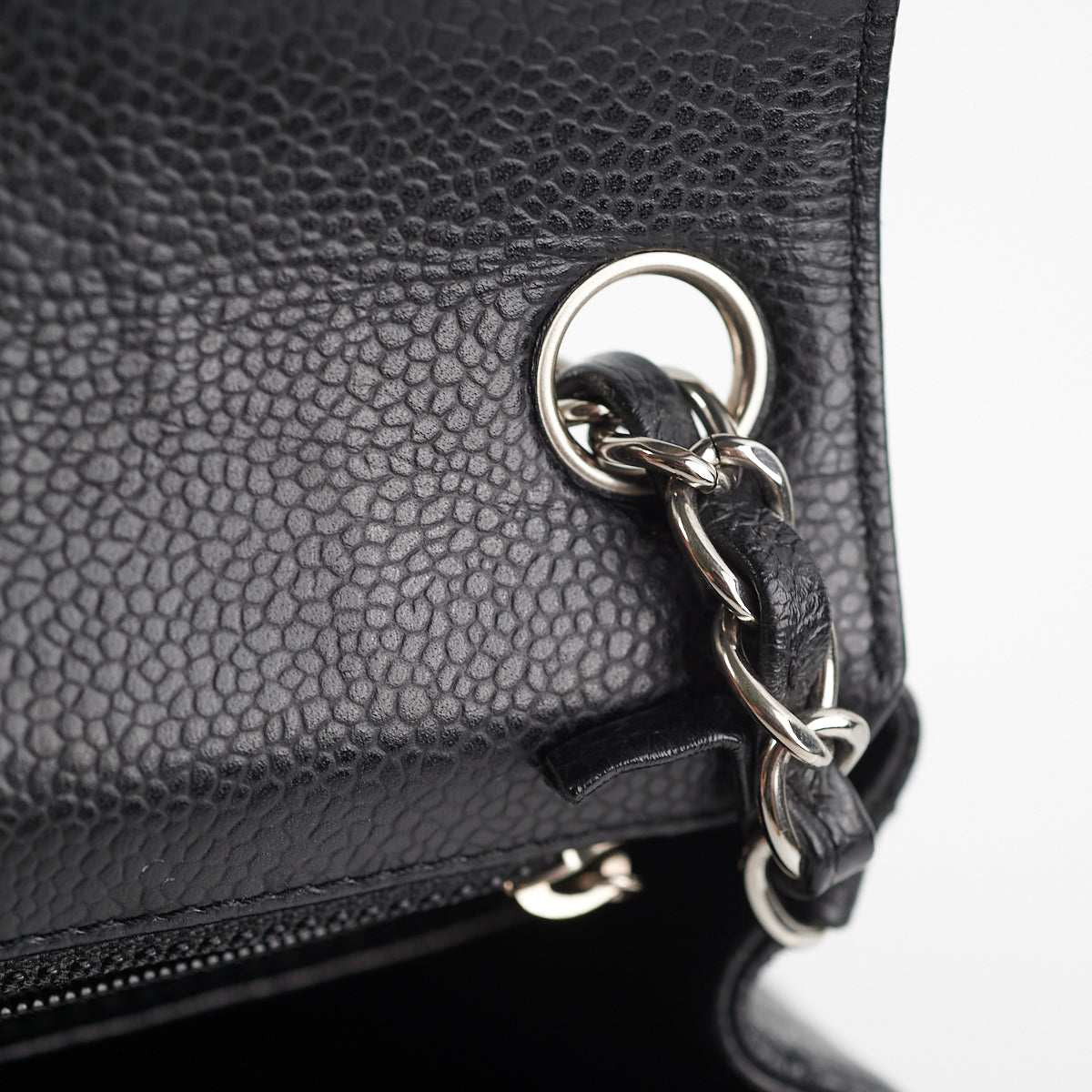 Chanel Caviar Mini Square Bag Black