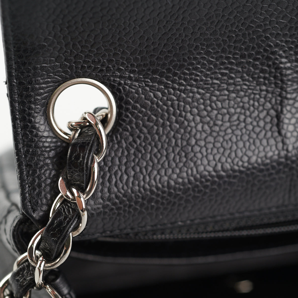 Chanel Caviar Mini Square Bag Black