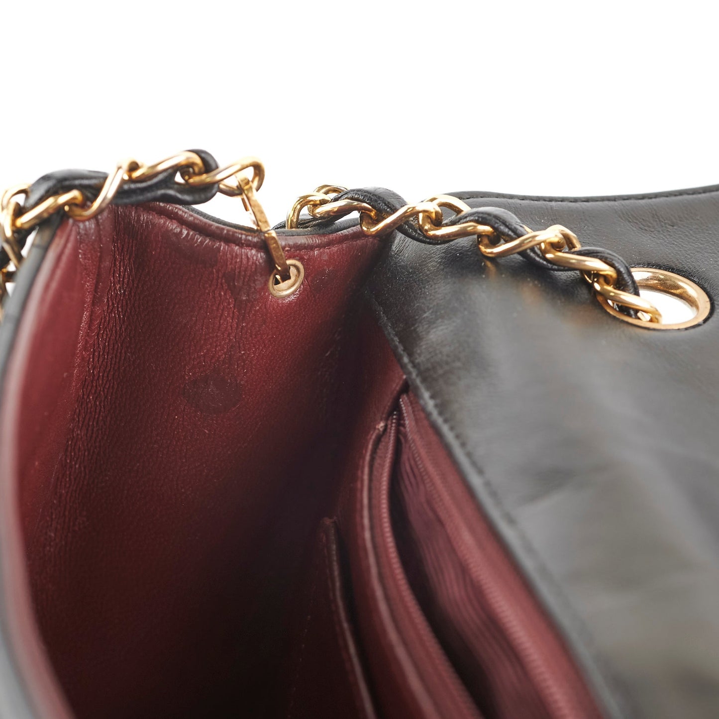 Chanel  Lambskin Vertical Flap Bag Black