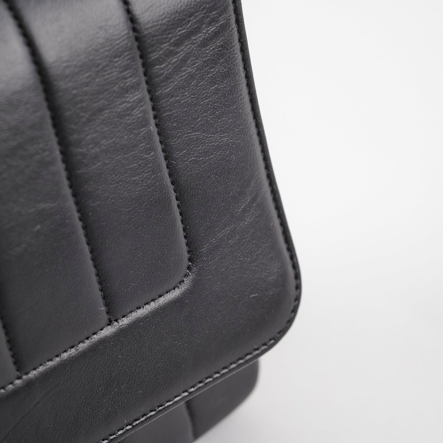 Chanel  Lambskin Vertical Flap Bag Black