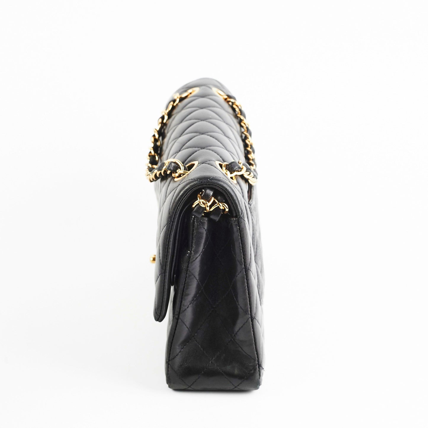 Chanel Medium/Large Classic Double Flap Lambskin Black
