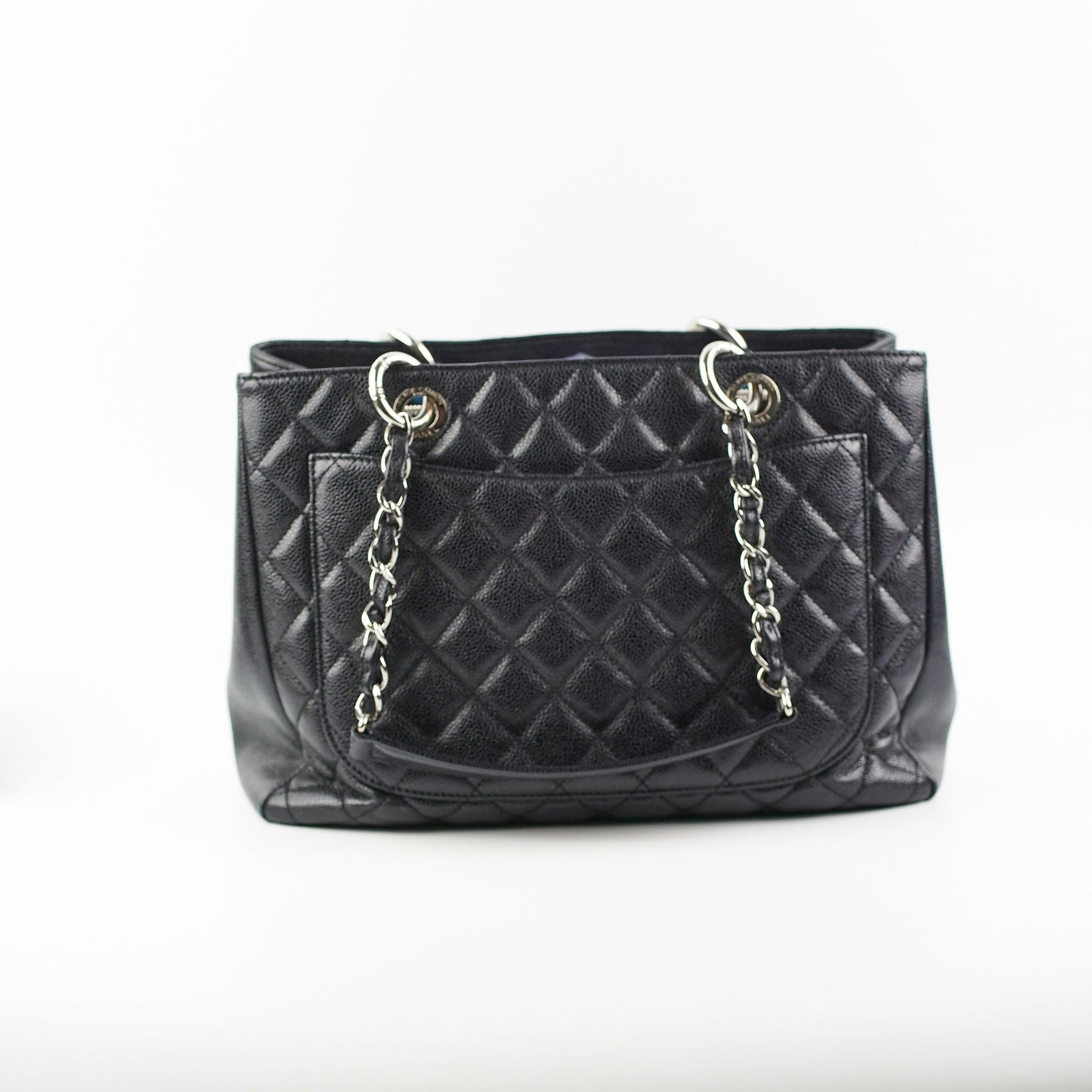 Chanel Grand Shopping Tote GST Caviar Black Shoulder Bag