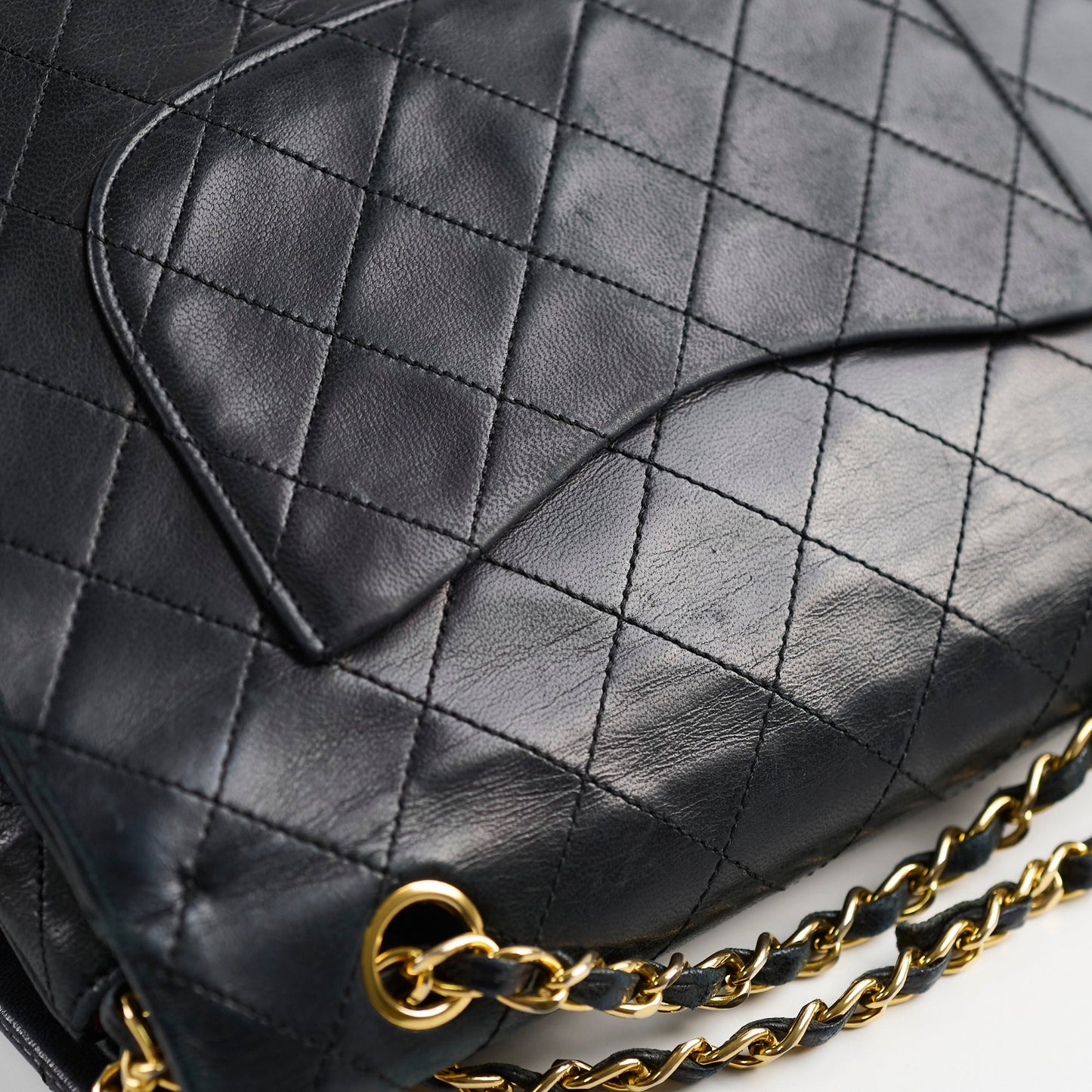 Chanel Medium/Large  Double Classic Flap Black