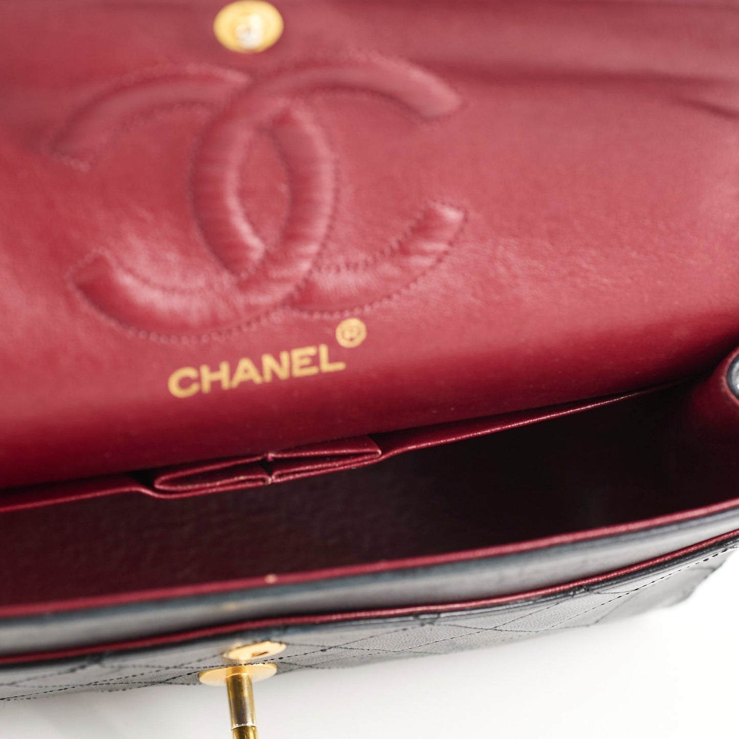 Chanel Medium/Large  Double Classic Flap Black