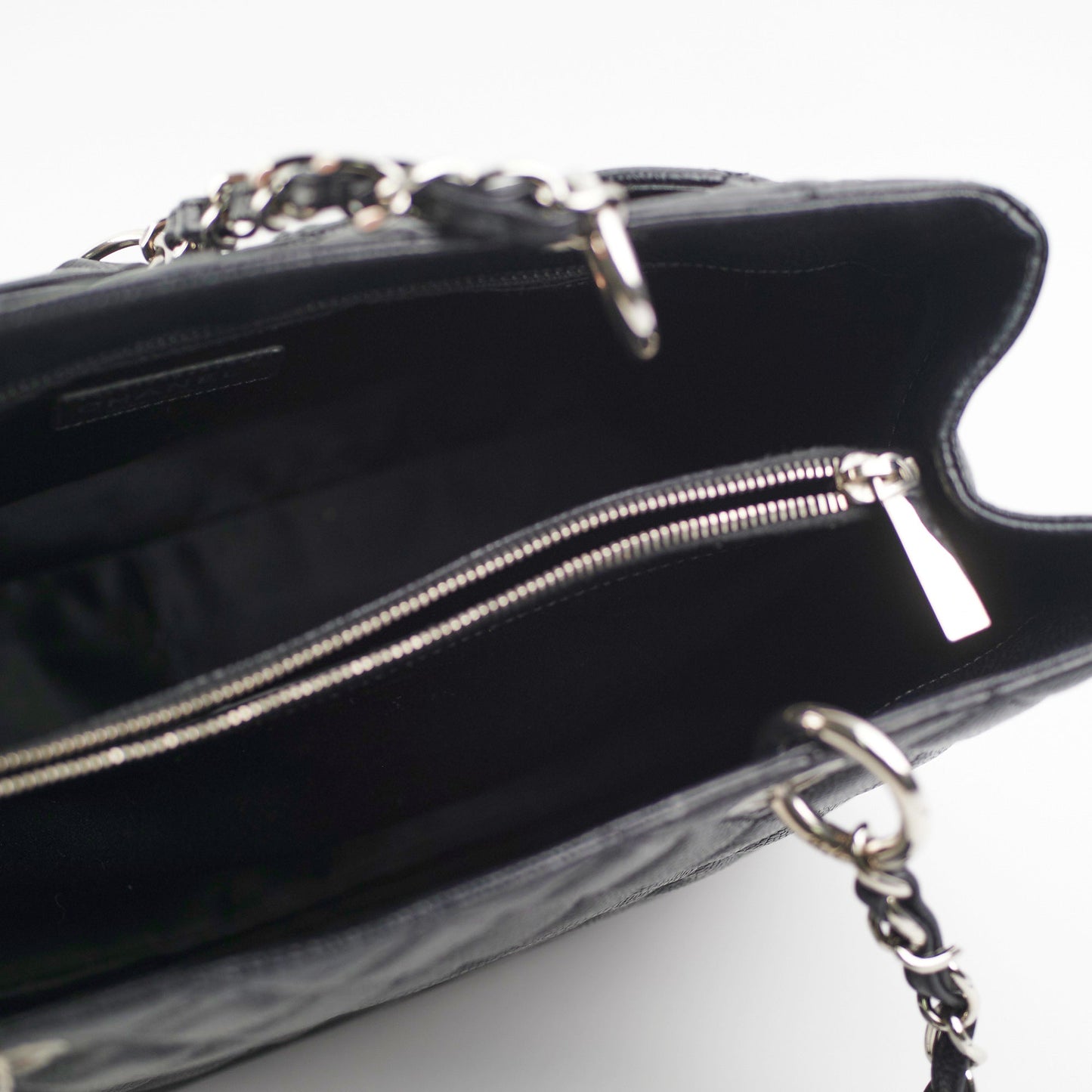 Chanel Grand Shopping Tote GST Caviar Black Shoulder Bag