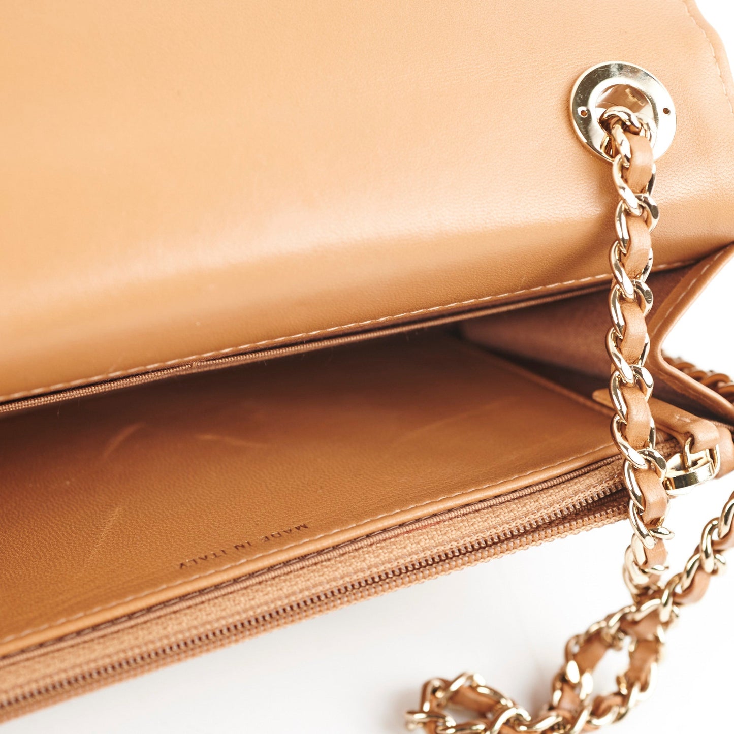 Chanel Trendy CC Wallet on Chain WOC Caramel 28 Series