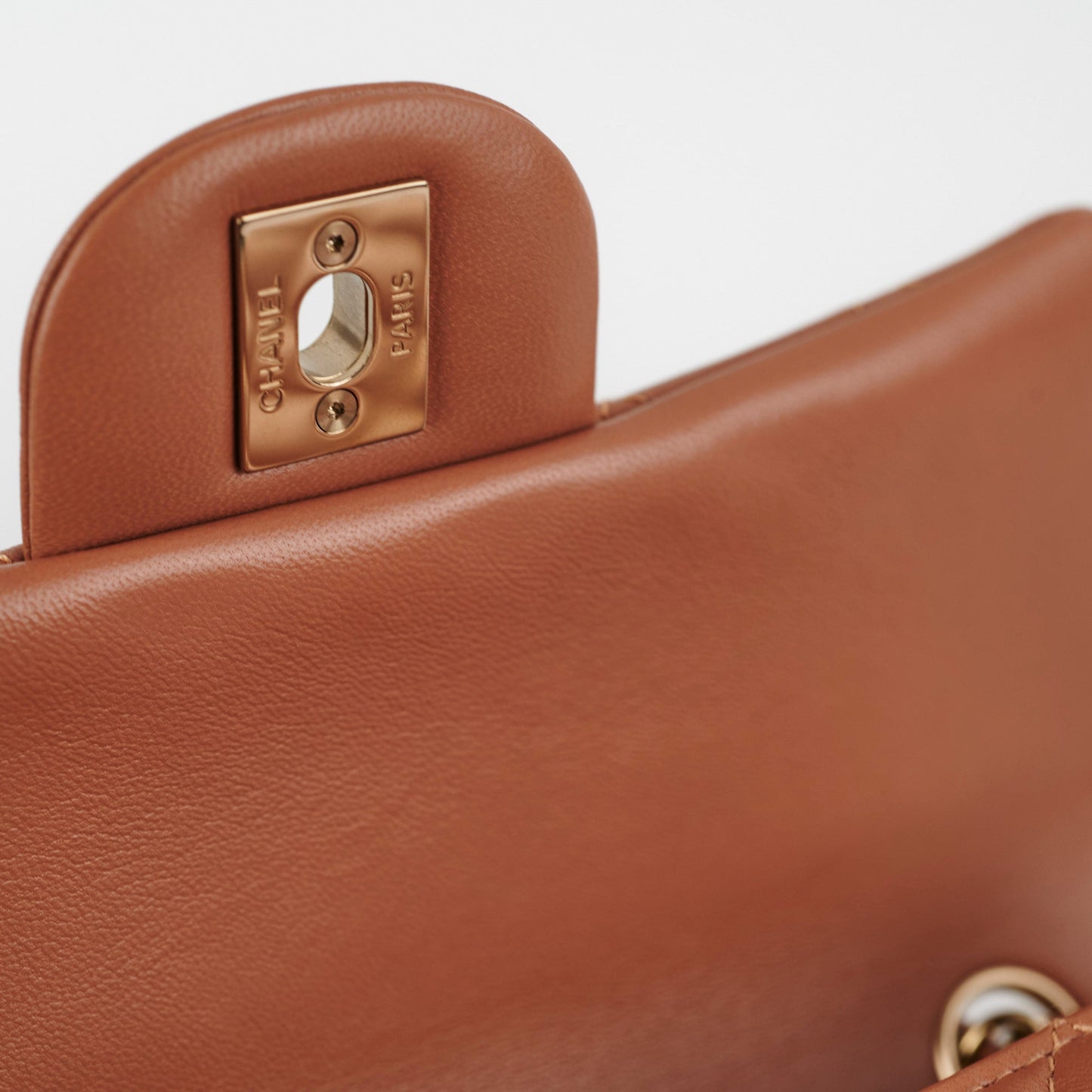 Chanel Mini Rectangulare Caramel GHW 2022
