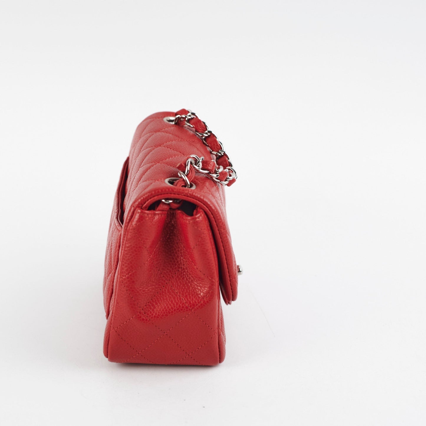 Chanel Classic Flap Square Caviar Red