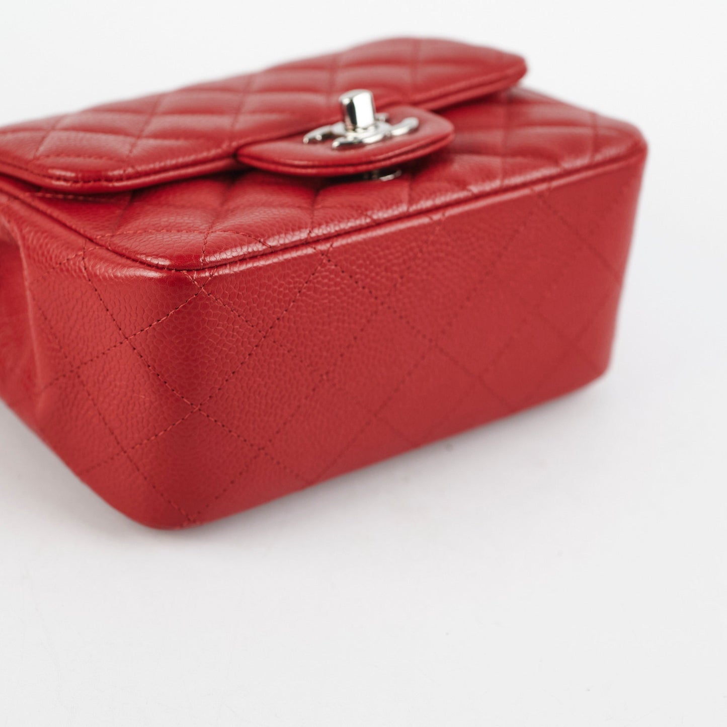 Chanel Classic Flap Square Caviar Red