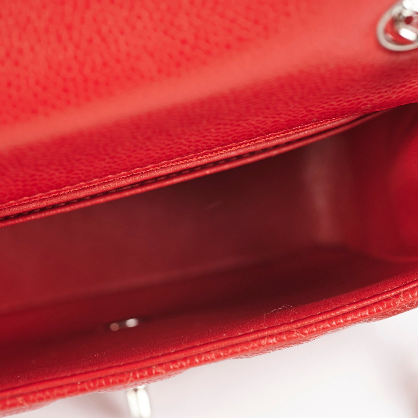 Chanel Classic Flap Square Caviar Red