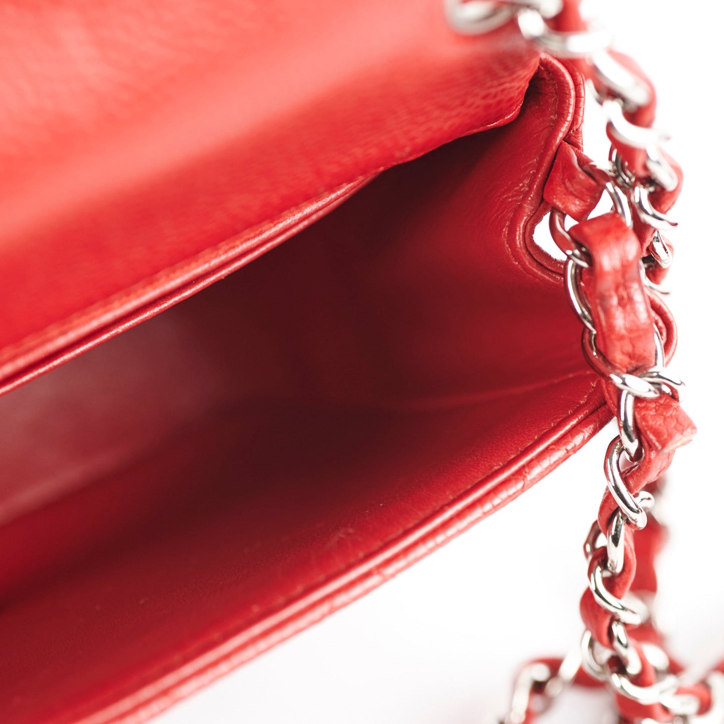 Chanel Classic Flap Square Caviar Red
