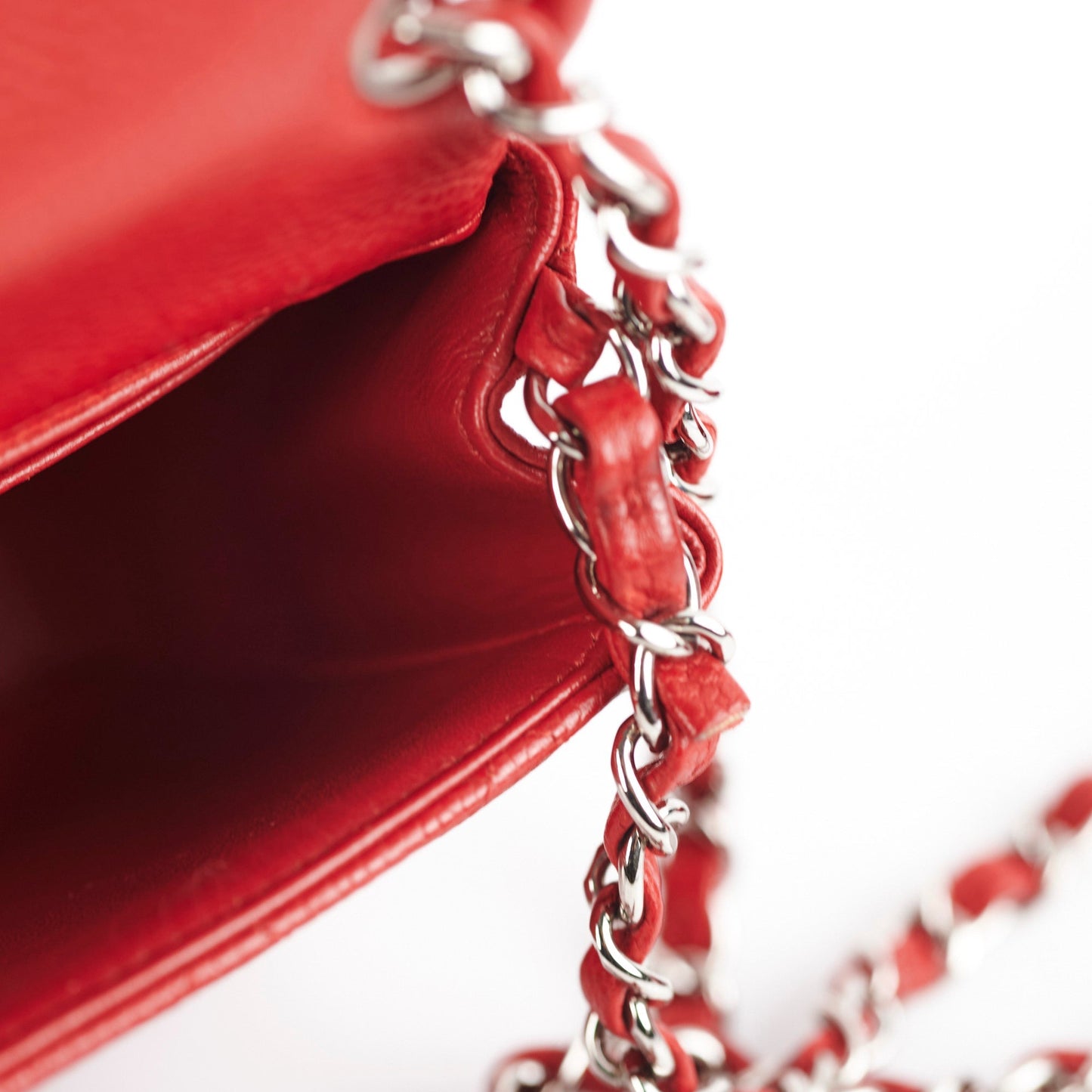 Chanel Classic Flap Square Caviar Red