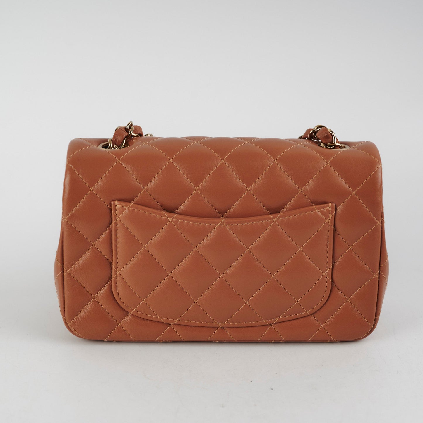 Chanel Mini Rectangulare Caramel GHW 2022