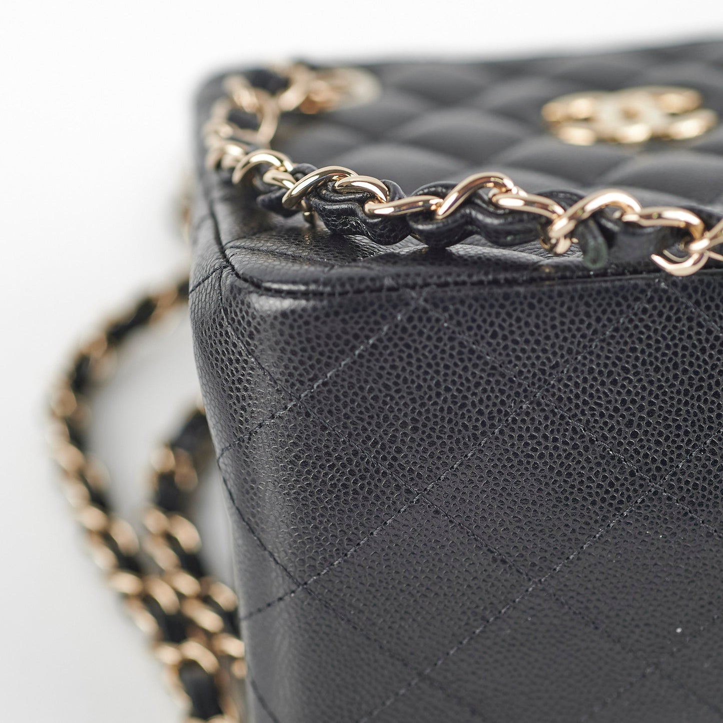 Chanel 22S Mini Bucket Bag Caviar Black Microchip 2023