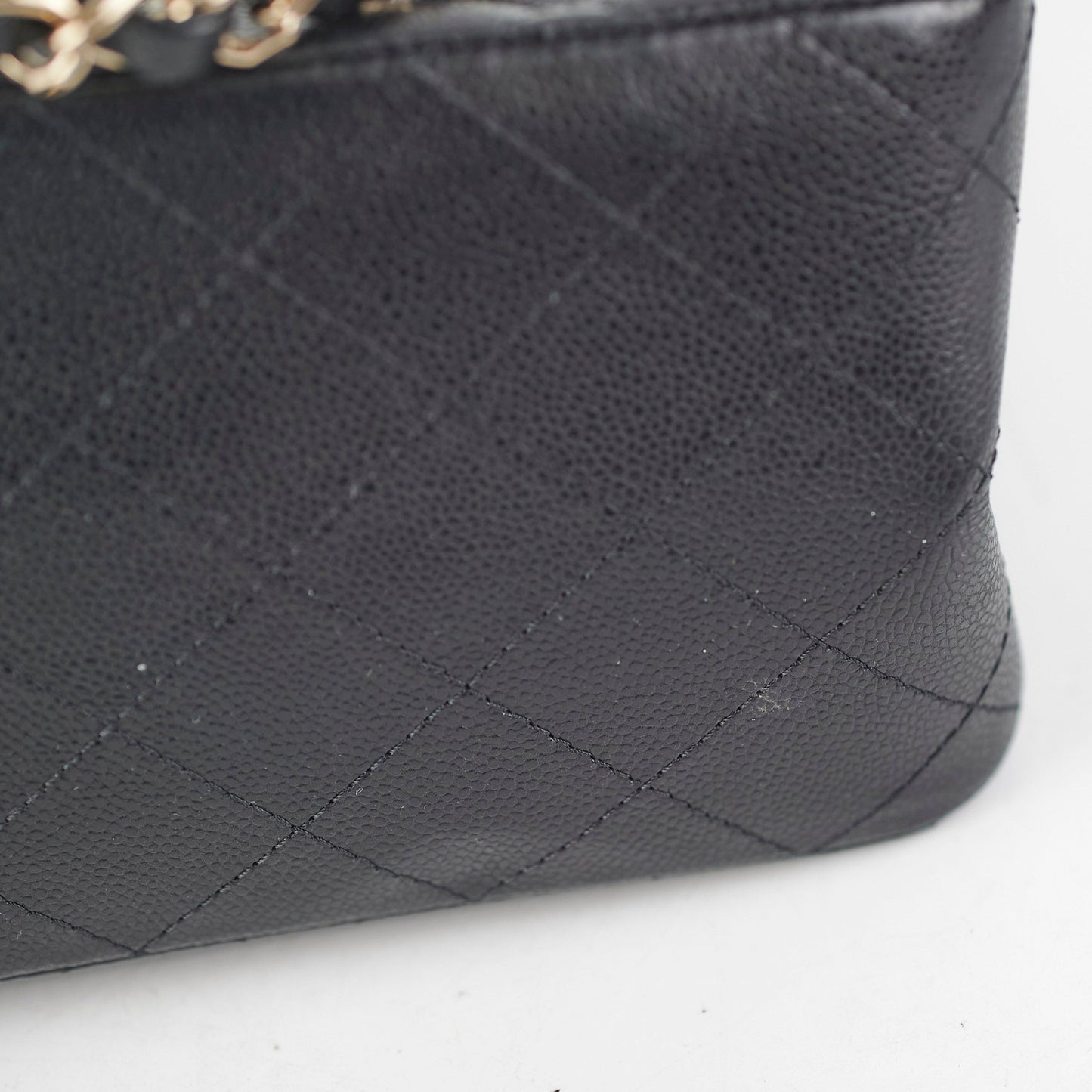 Chanel 22S Mini Bucket Bag Caviar Black Microchip 2023