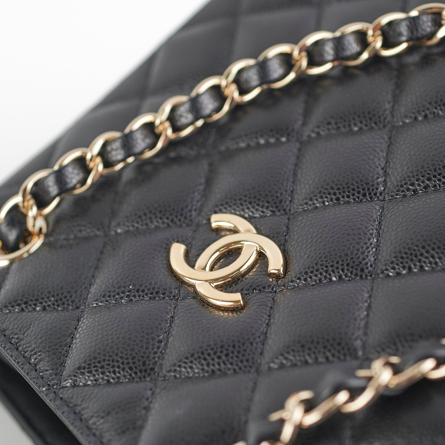 Chanel 22S Mini Bucket Bag Caviar Black Microchip 2023