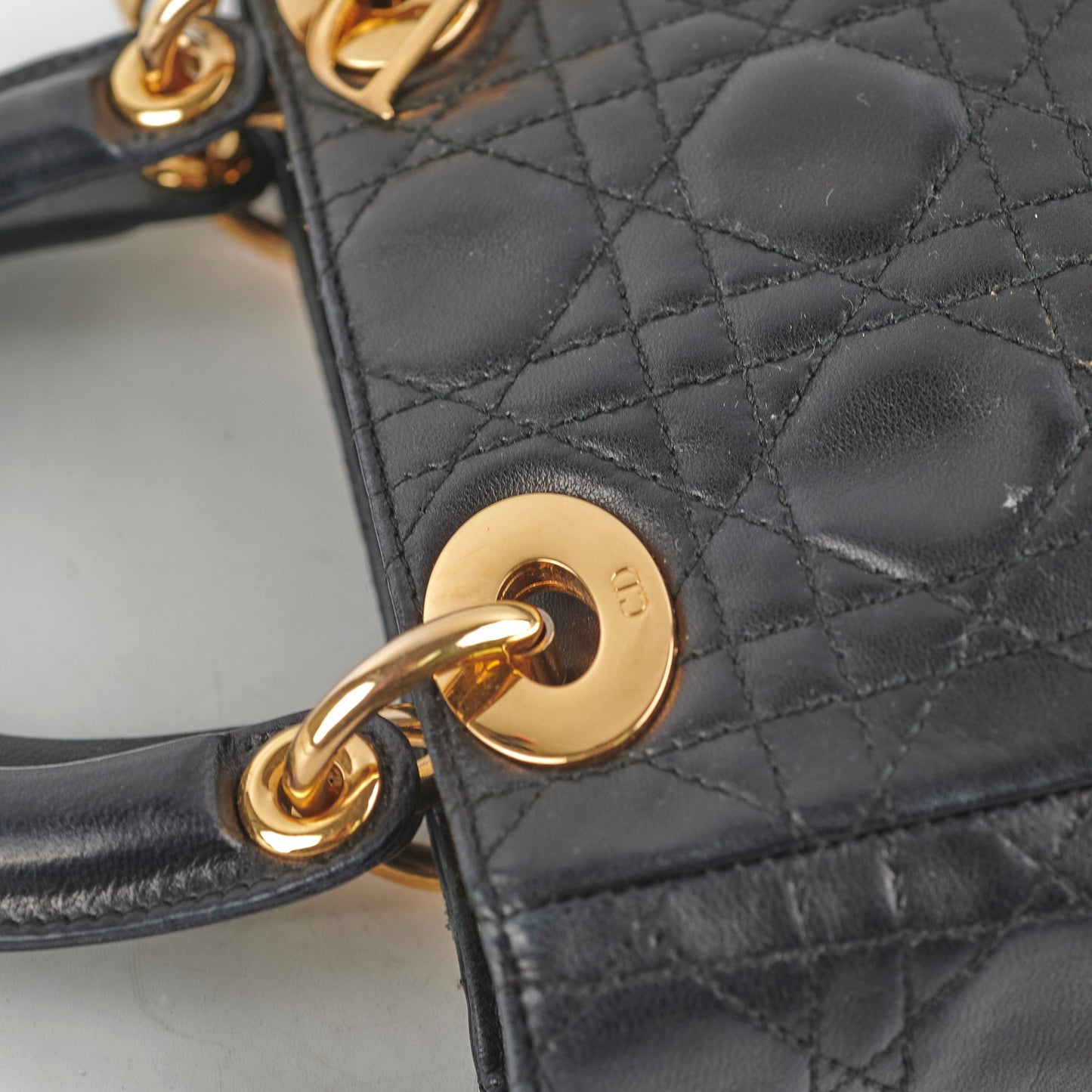 Christian Dior Lady Dior Mini Black   1997