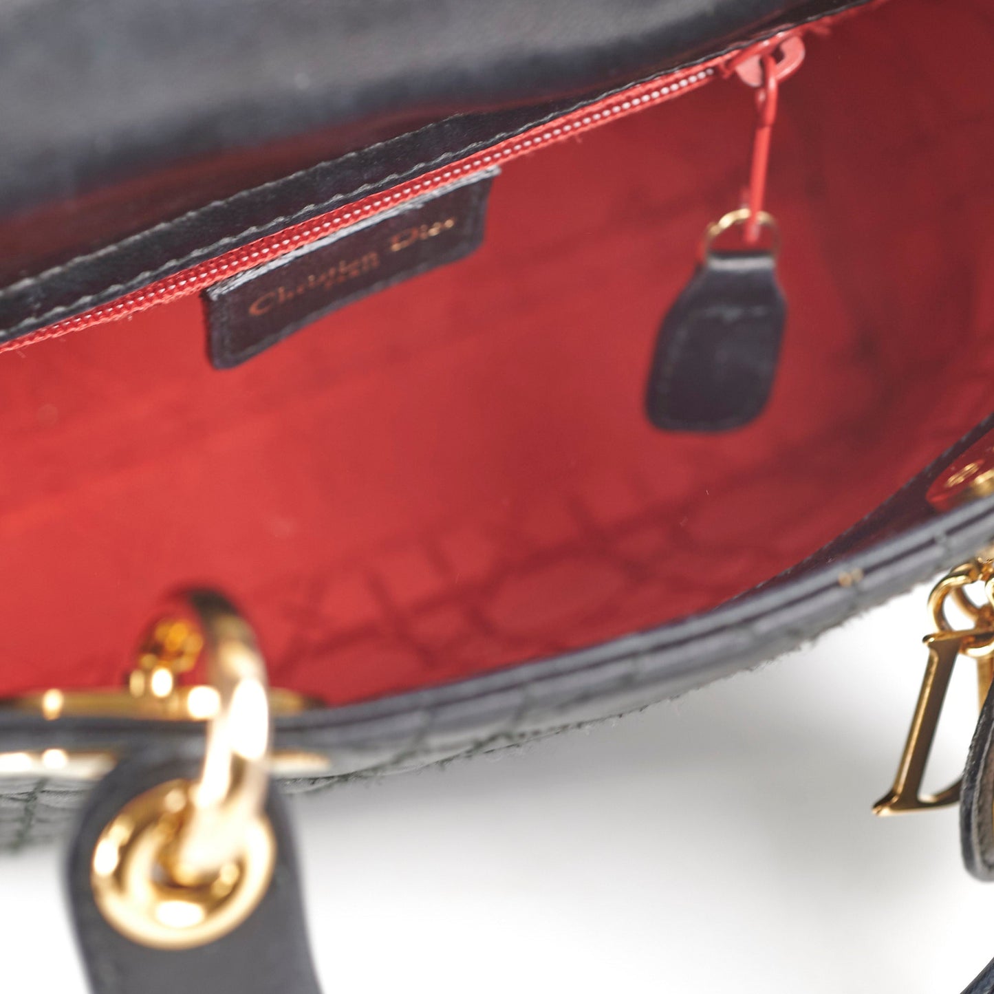 Christian Dior Lady Dior Mini Black   1997