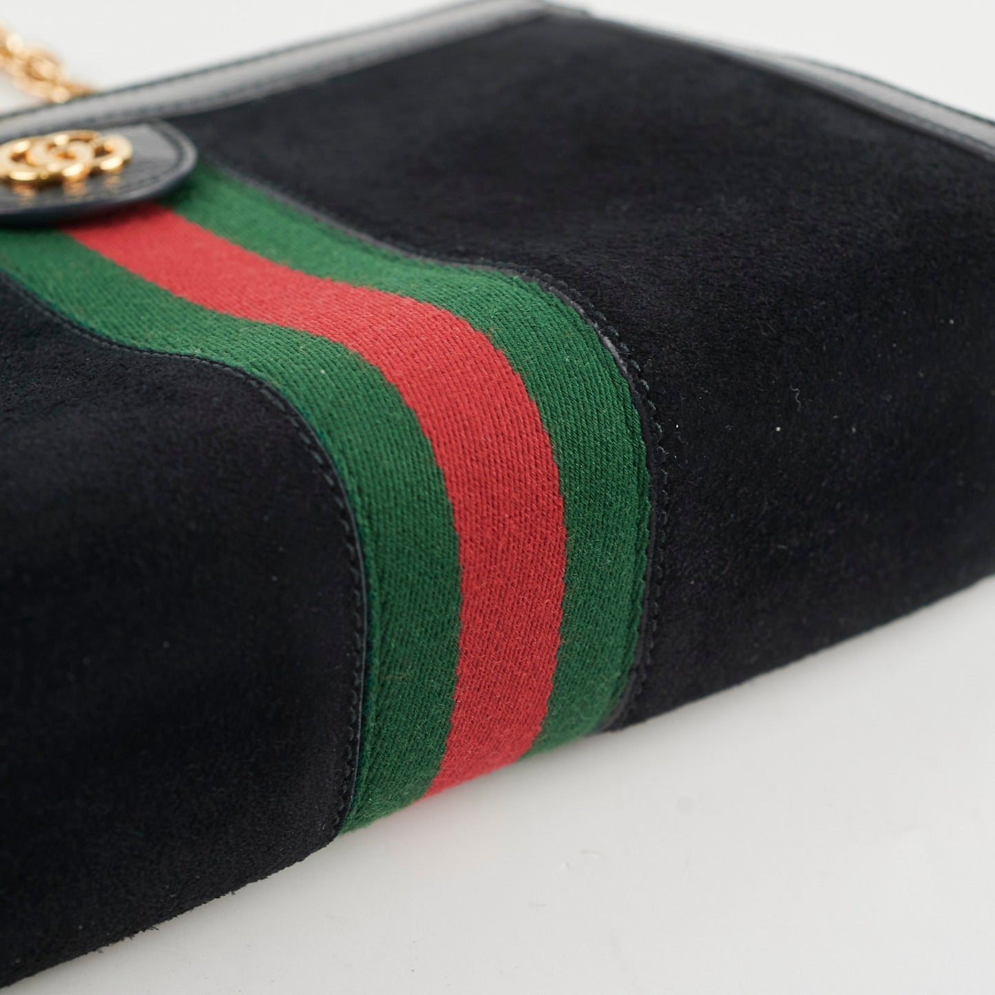 Gucci Ophidia Small Shoulder Bag Black Patent
