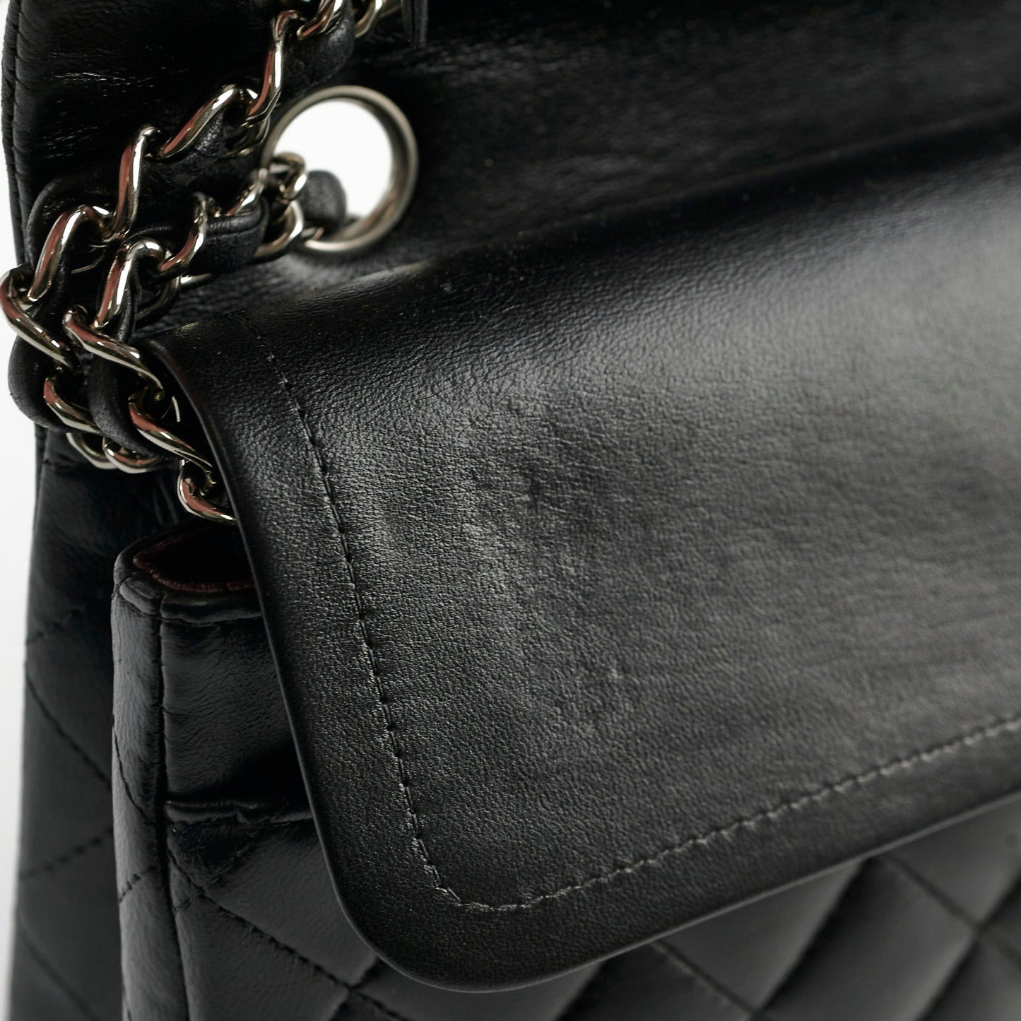 Chanel Classic Flap Medium M/L Lambskin Black