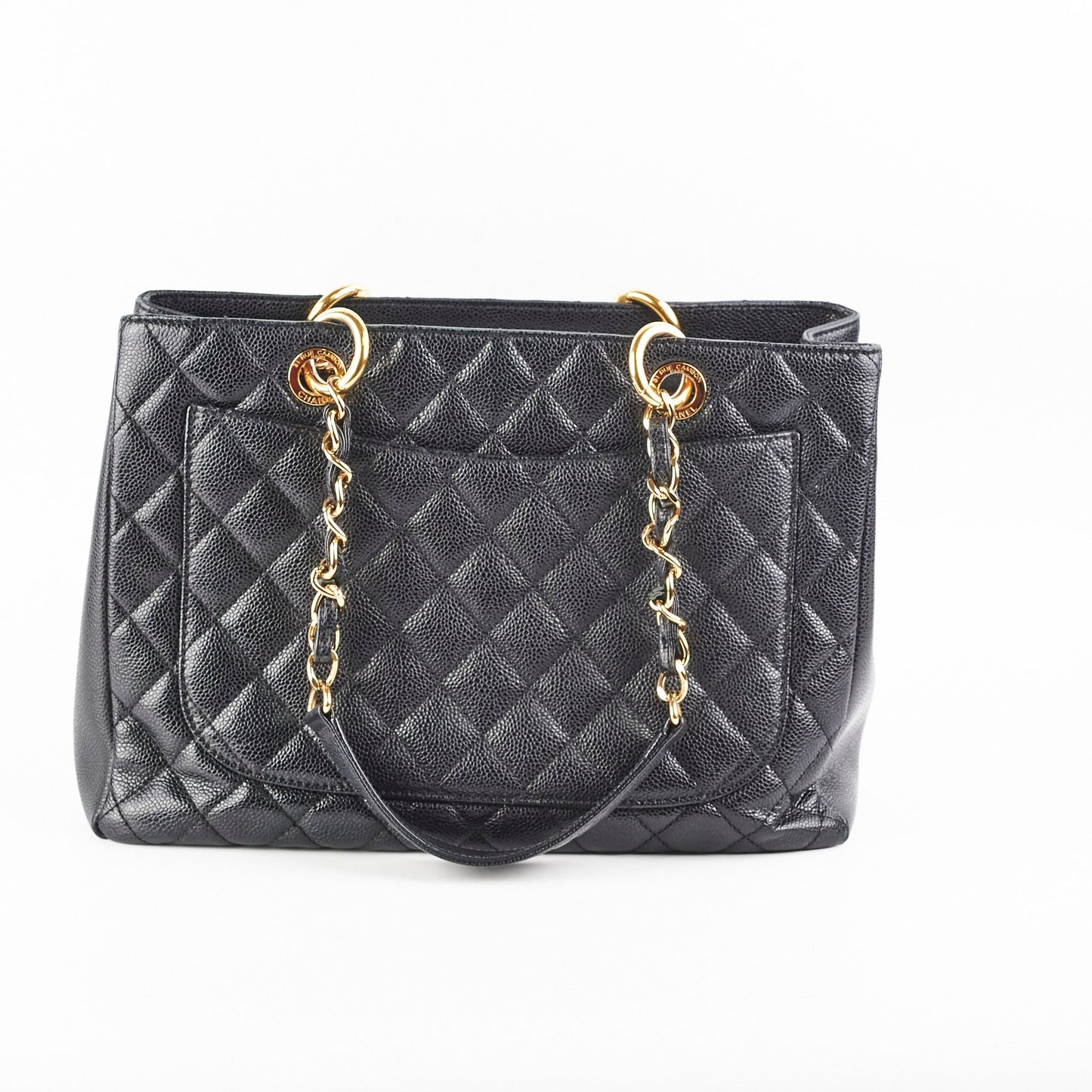 Chanel Caviar GST Grand Shopping Tote Black