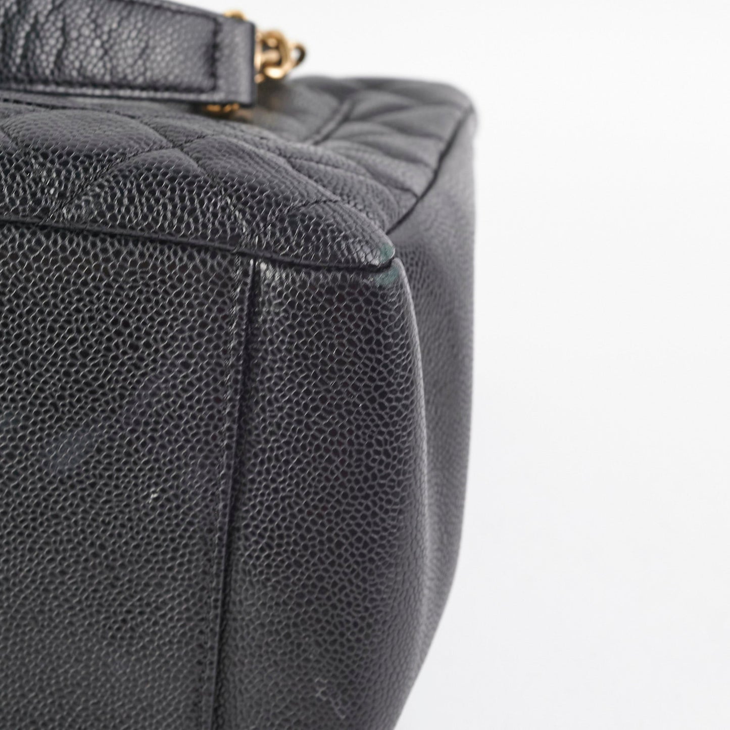 Chanel Caviar GST Grand Shopping Tote Black