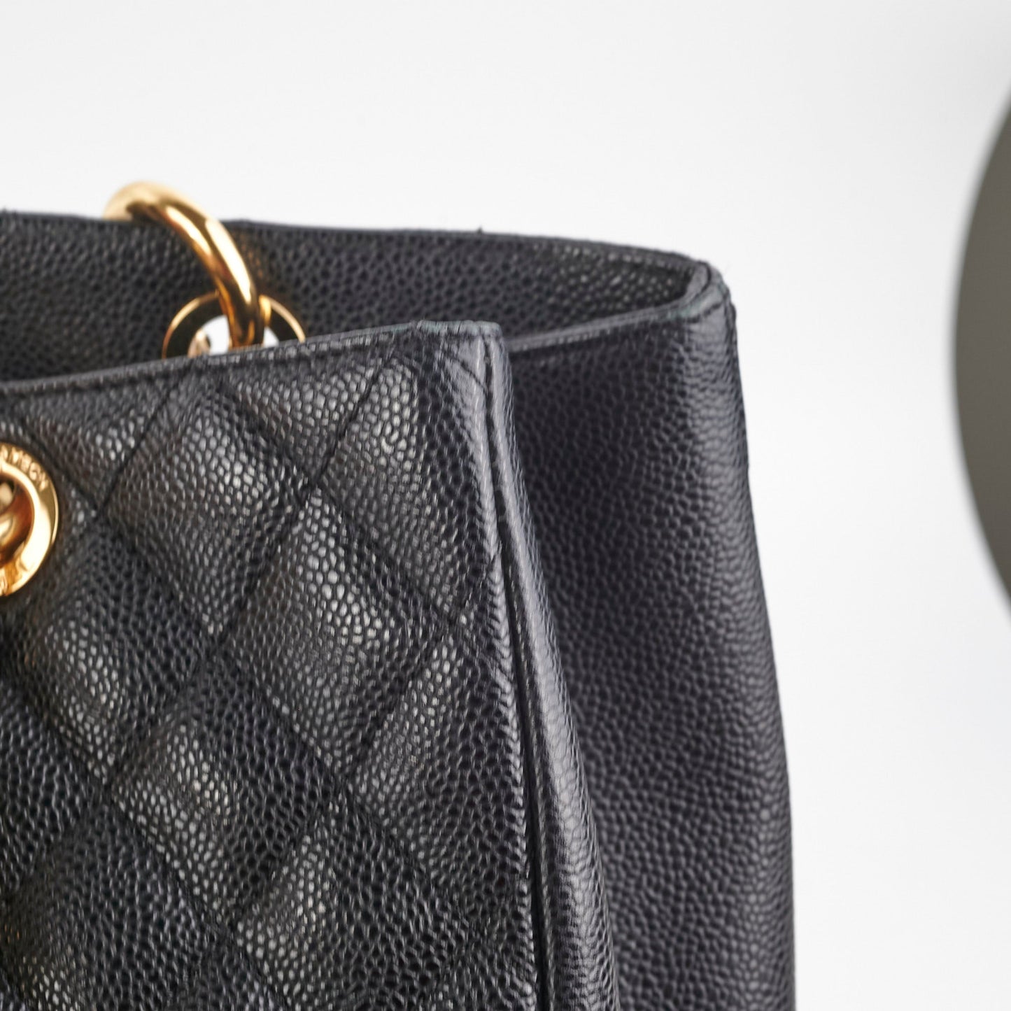 Chanel Caviar GST Grand Shopping Tote Black