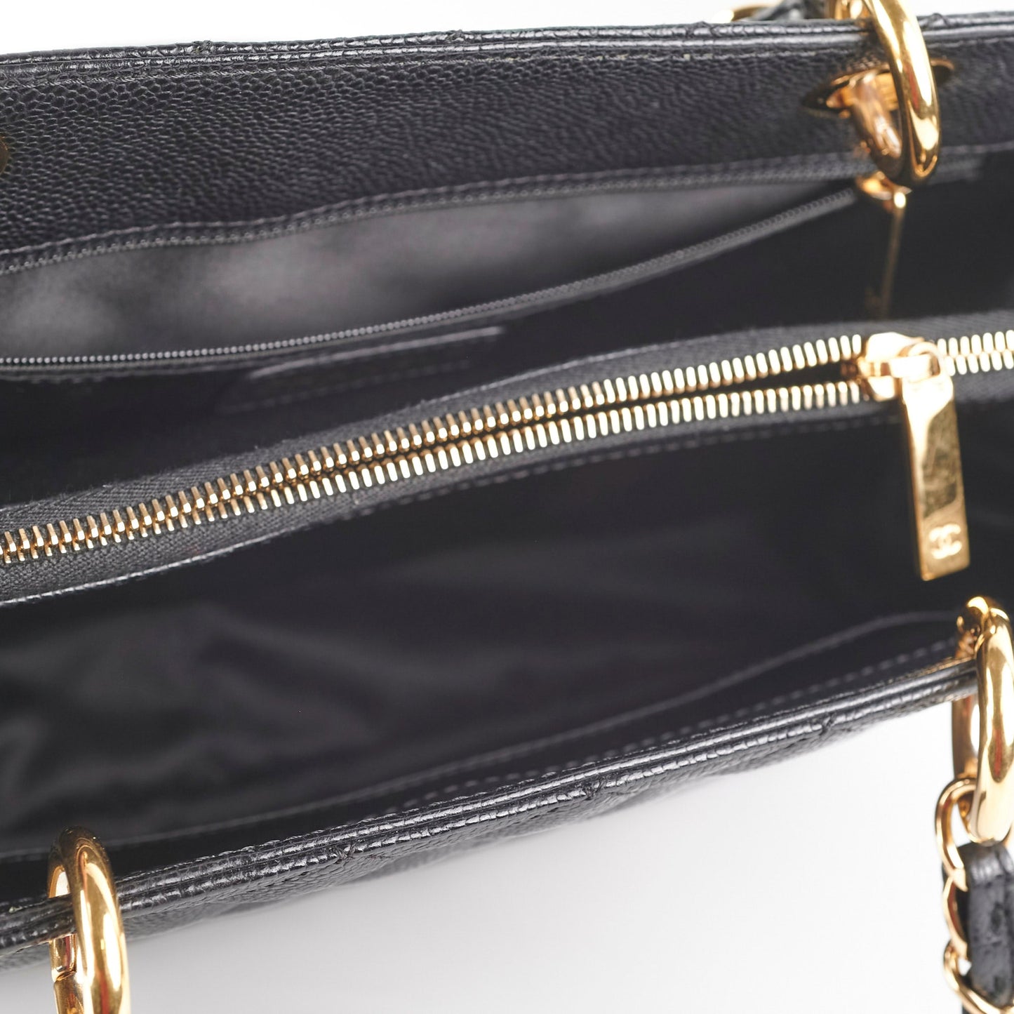 Chanel Caviar GST Grand Shopping Tote Black