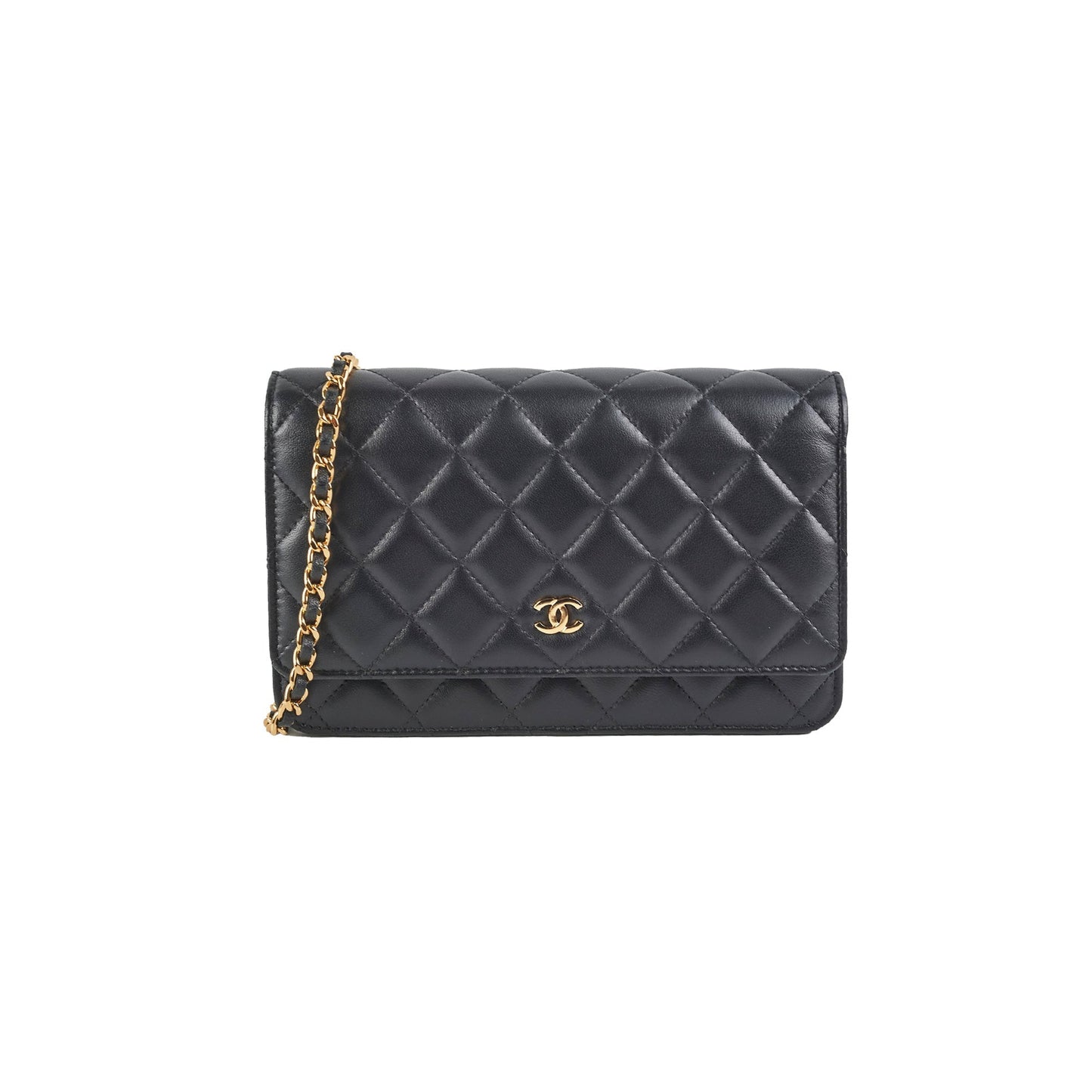 Chanel Lambskin Black Wallet On Chain Woc on hold James