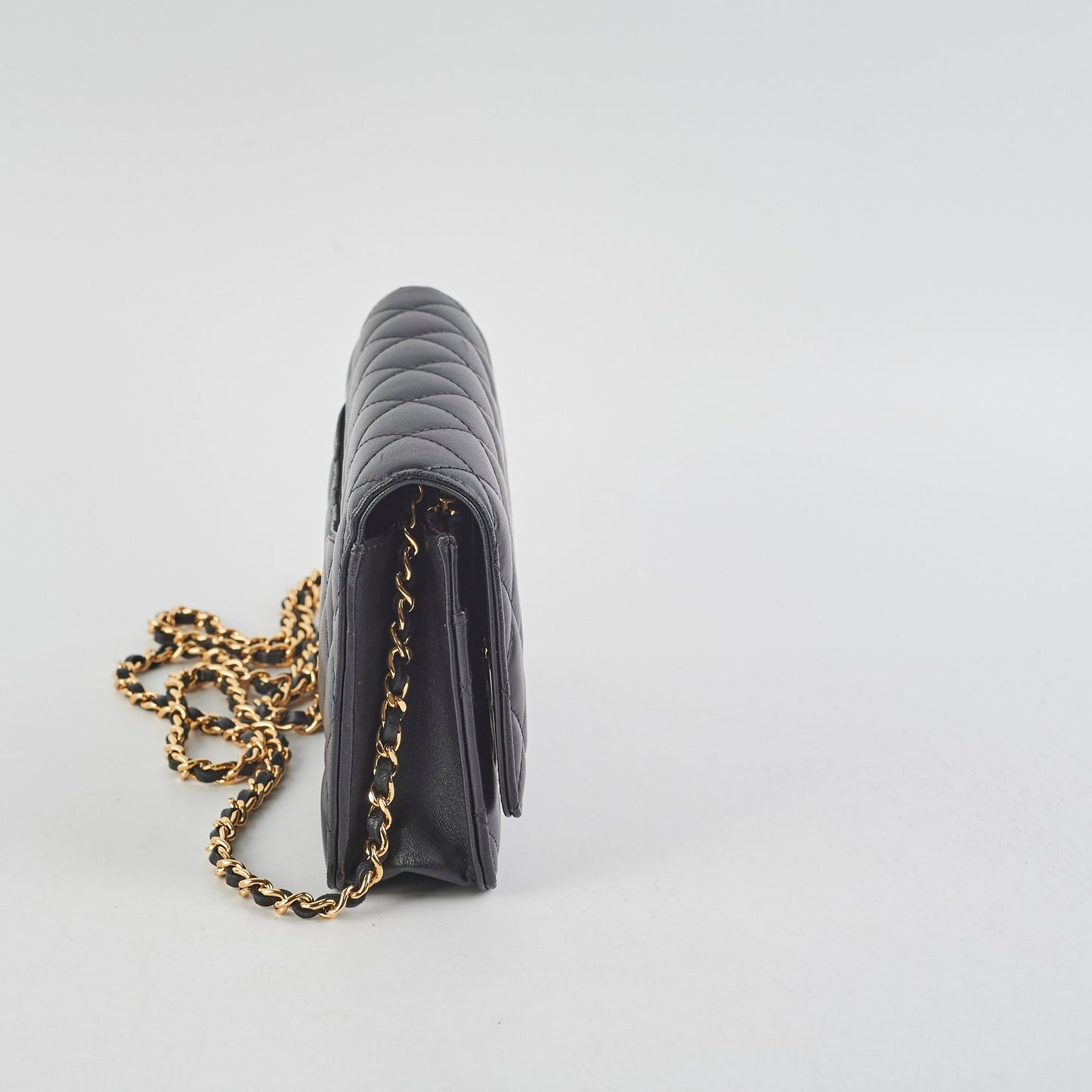 Chanel Lambskin Black Wallet On Chain Woc on hold James