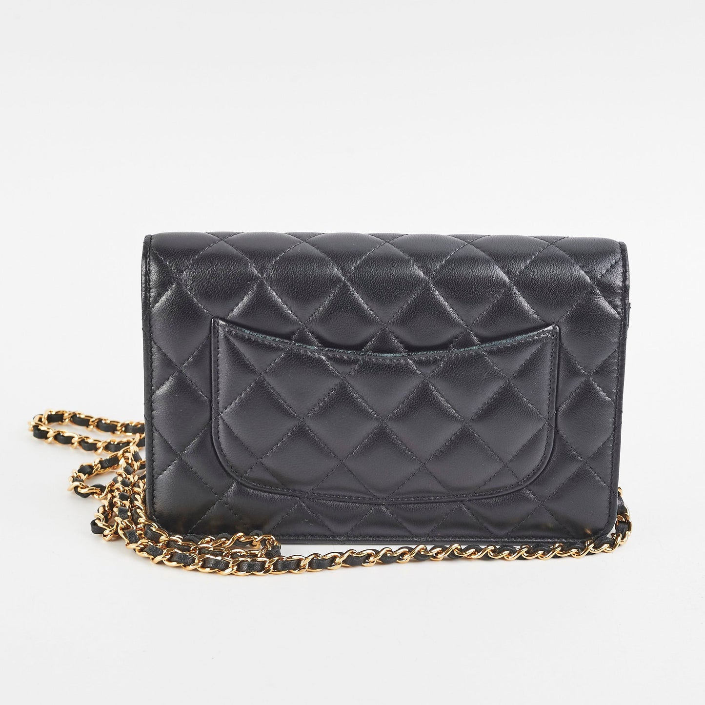 Chanel Lambskin Black Wallet On Chain Woc on hold James