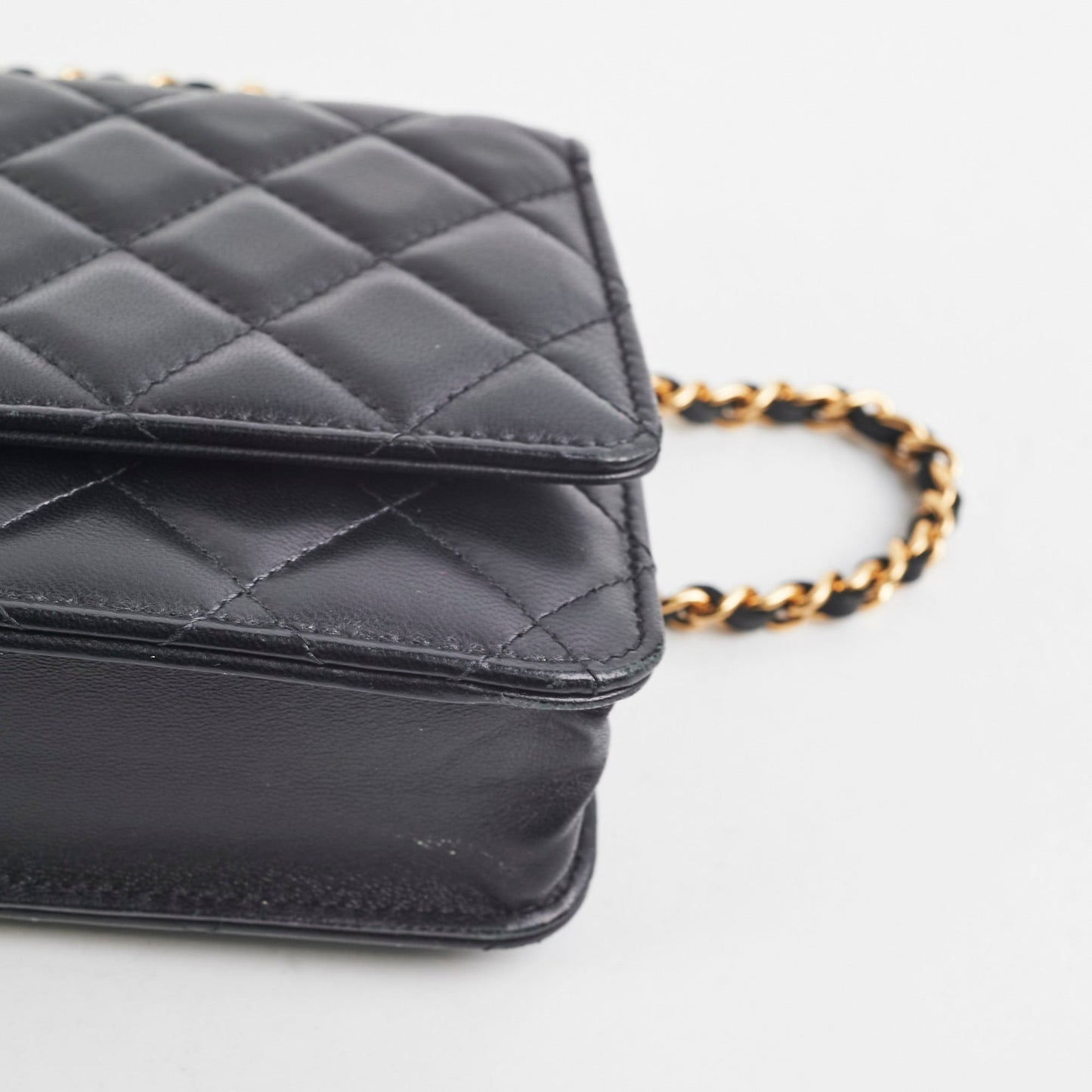 Chanel Lambskin Black Wallet On Chain Woc on hold James