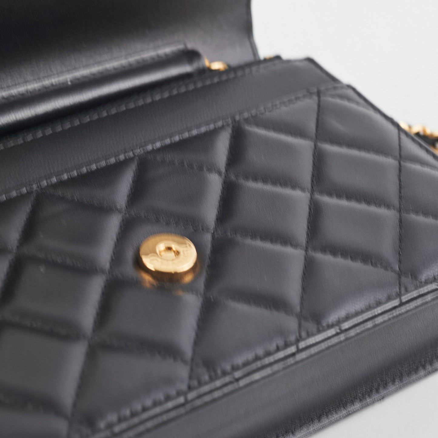 Chanel Lambskin Black Wallet On Chain Woc on hold James