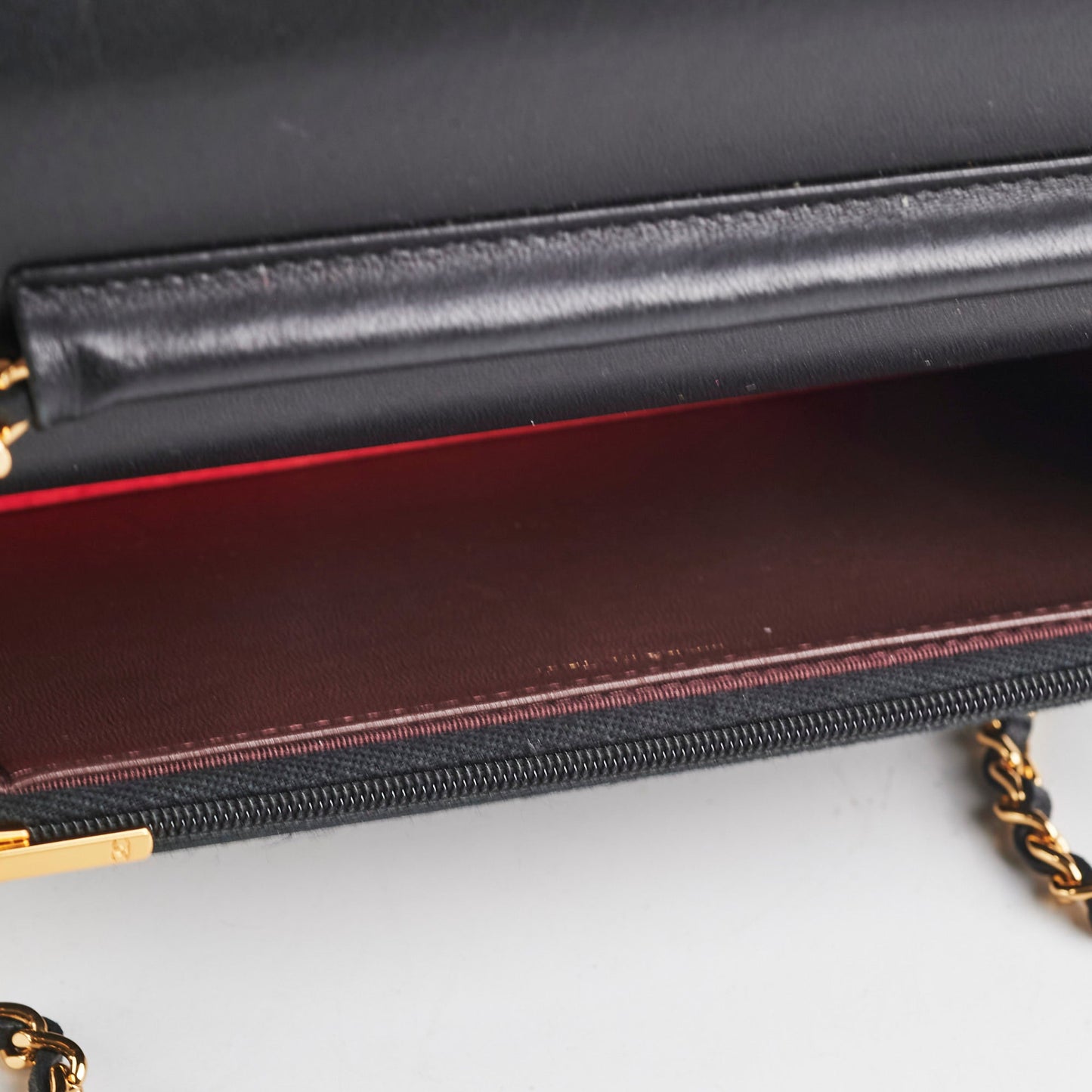 Chanel Lambskin Black Wallet On Chain Woc on hold James