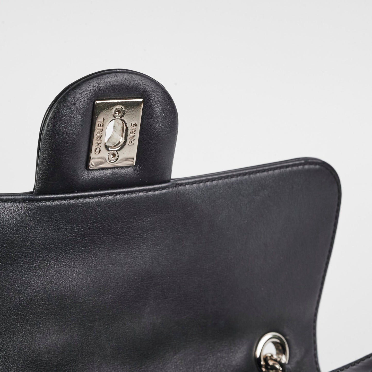Chanel Patent Seasonal Flap Bag Black