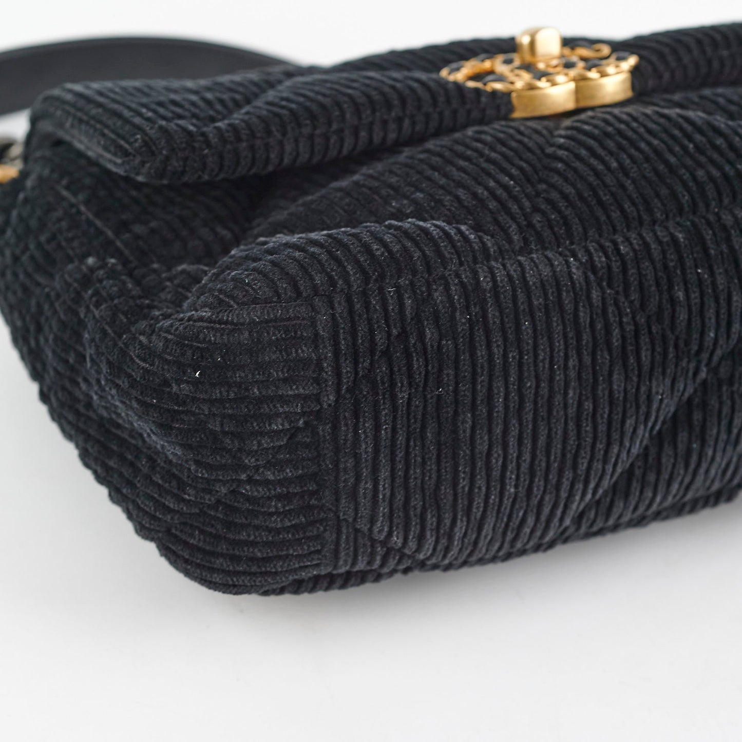 Chanel Corduroy Small 19 Black