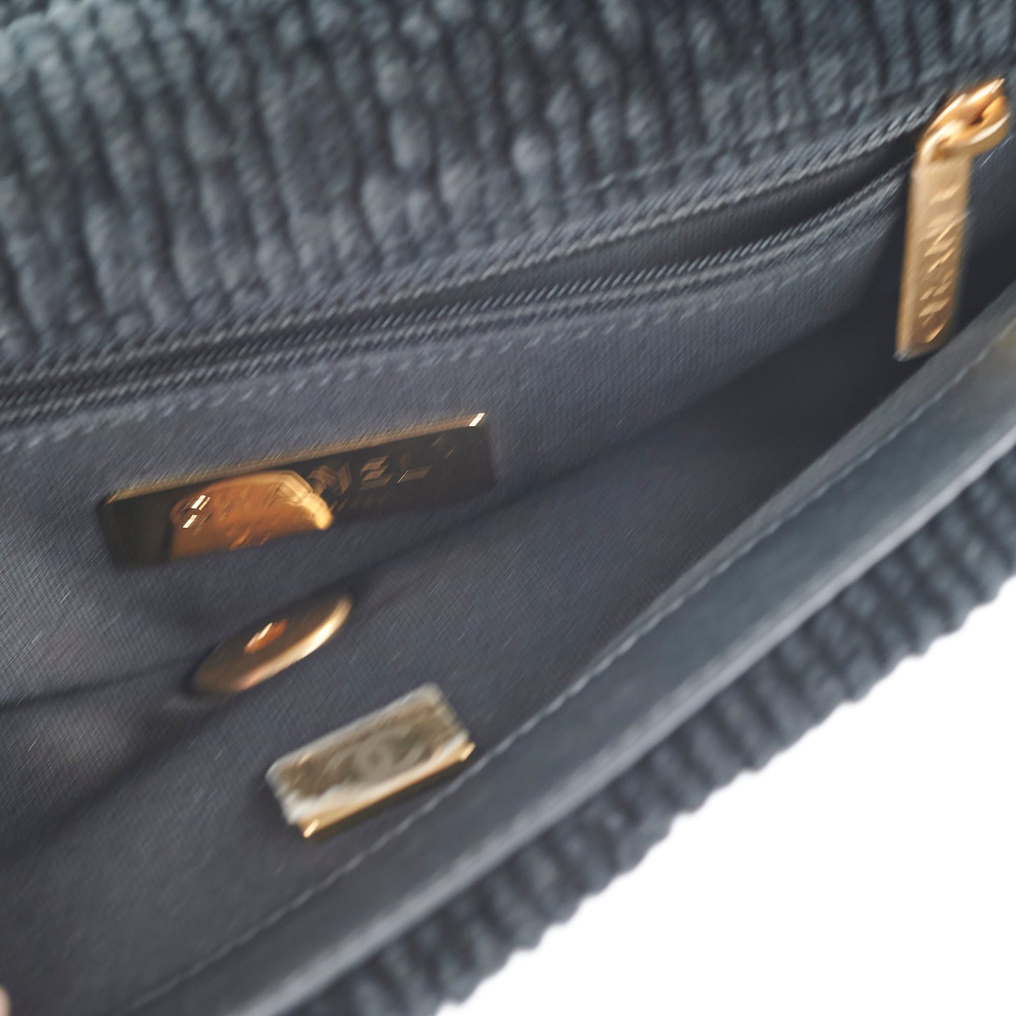Chanel Corduroy Small 19 Black