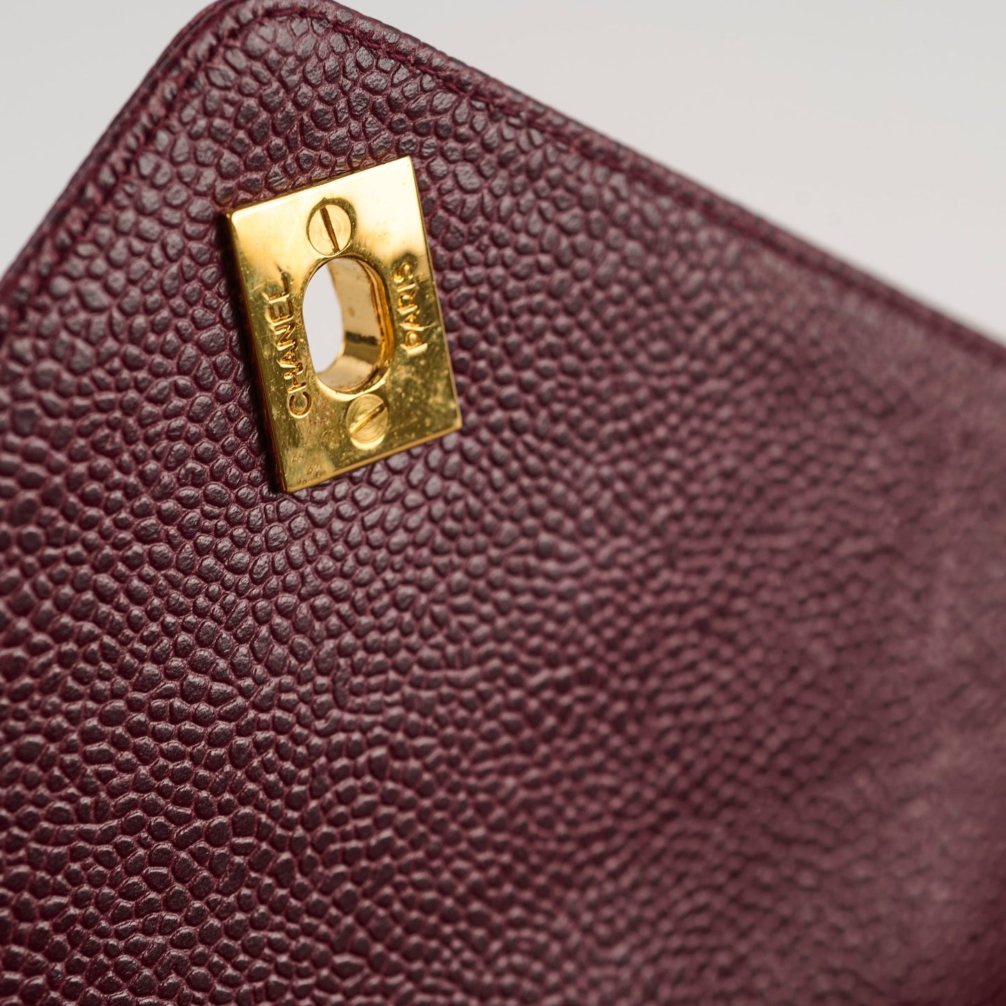 Chanel  Burgundy Camera Chevron Crossbody - Series 2