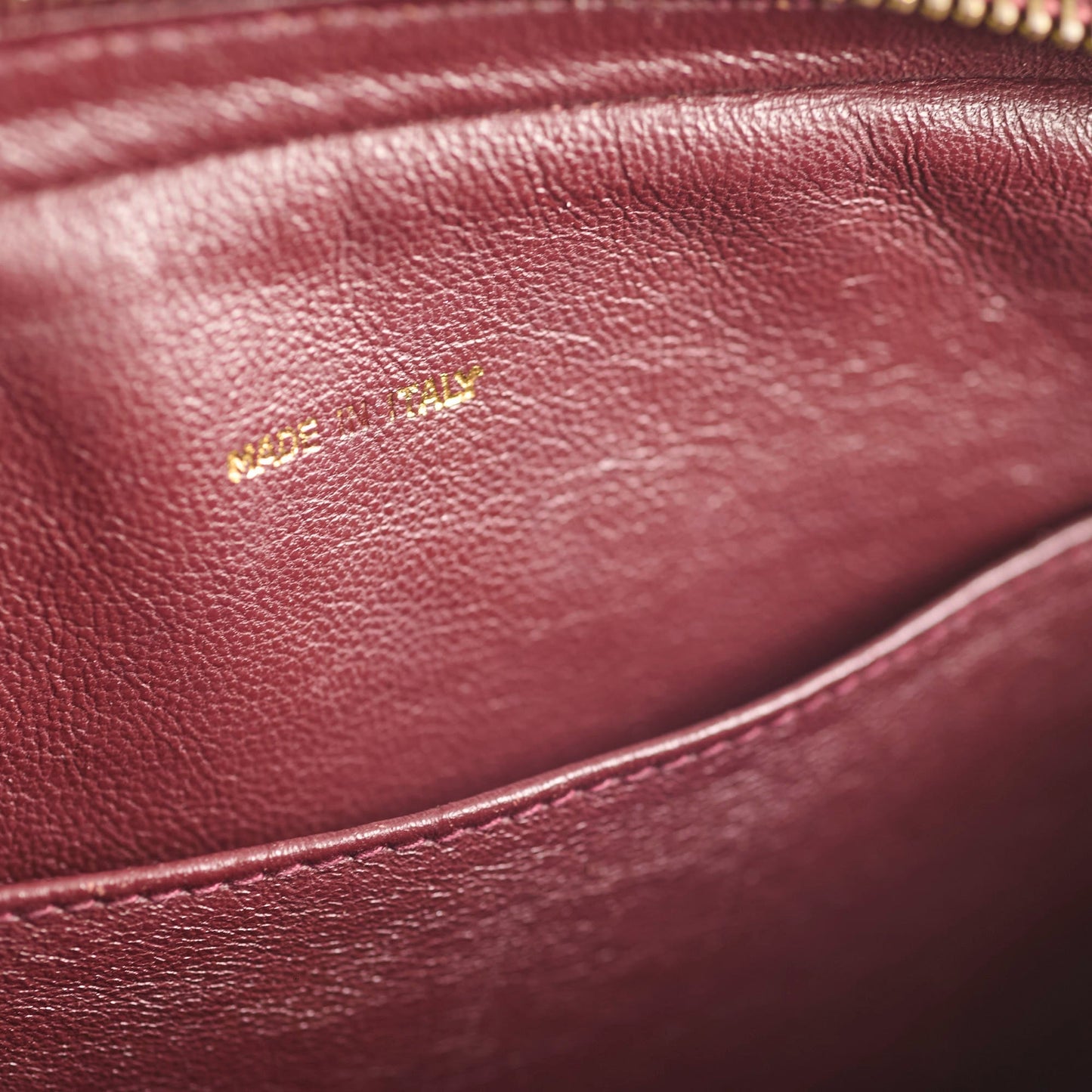Chanel  Burgundy Camera Chevron Crossbody - Series 2